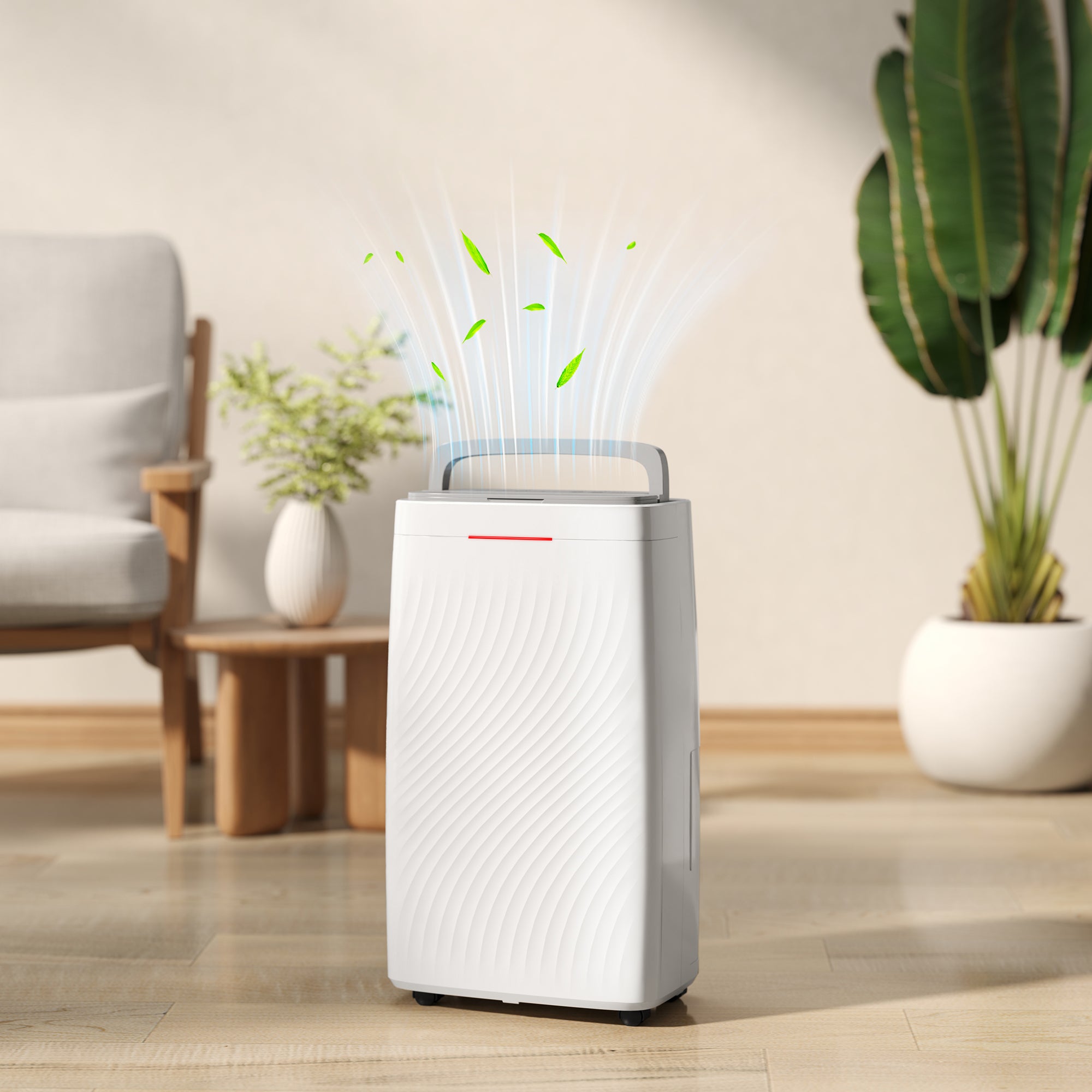 HOMCOM 16L/Day Dehumidifier with Activated Carbon Air Filter, Continuous Drainage, 5.5L Water Tank, 24H Timer, Humidity Light, Dehumidifier for Home Damp, Bedroom, Condensation, Mould, Laundry Drying - North Peak Garden Furniture