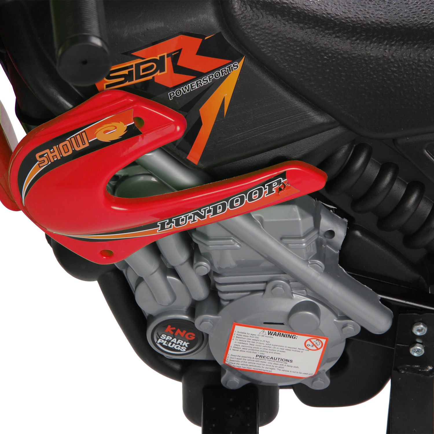 HOMCOM 6V Kids Child Electric Motorbike Ride on Motorcycle Scooter Children Toy Gift for 3-6 Years (Red) - North Peak Garden Furniture