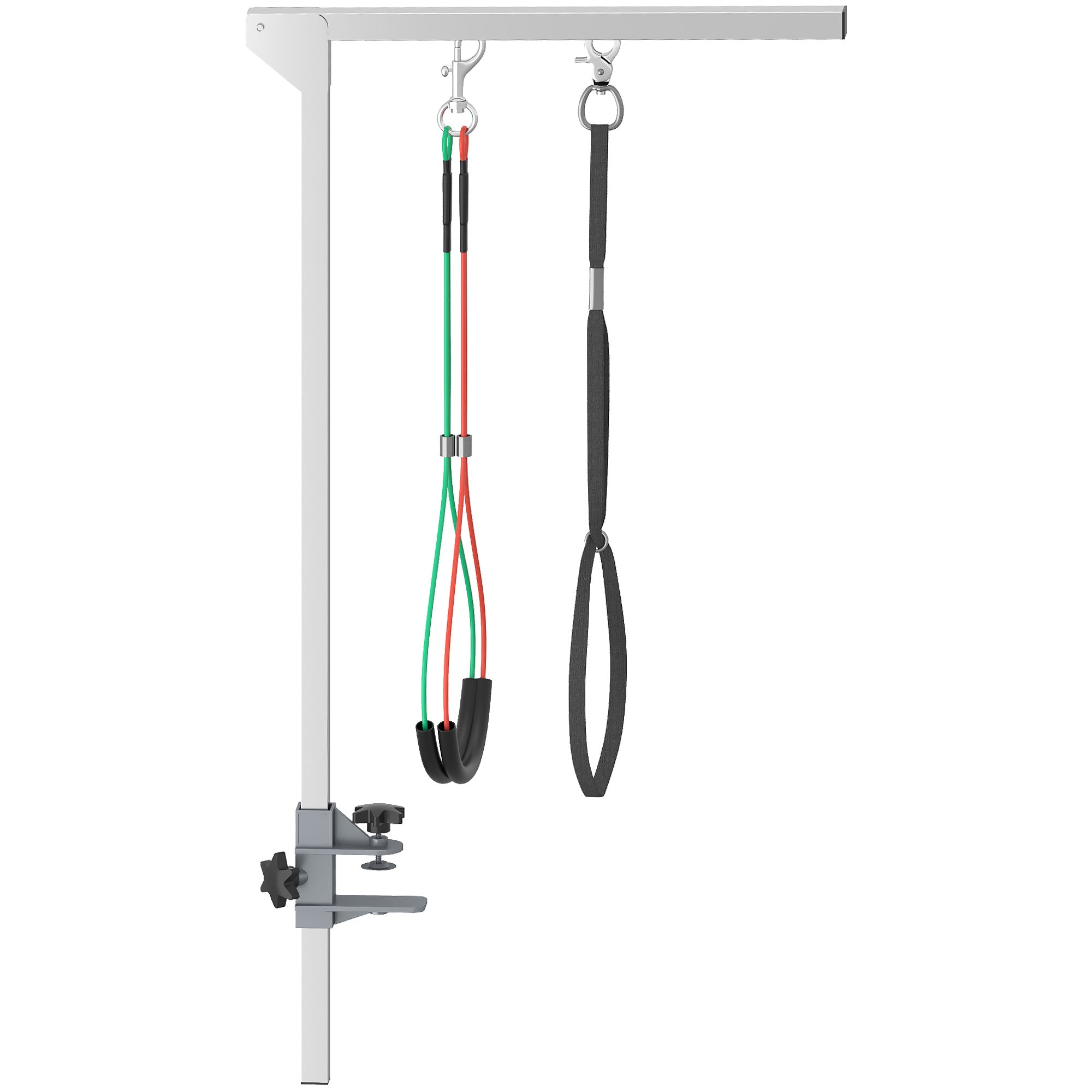 PawHut Adjustable Pet Grooming Arm, with Clamp, Haunch Holders & Grooming Loop - Sliver-Tone - North Peak Garden Furniture
