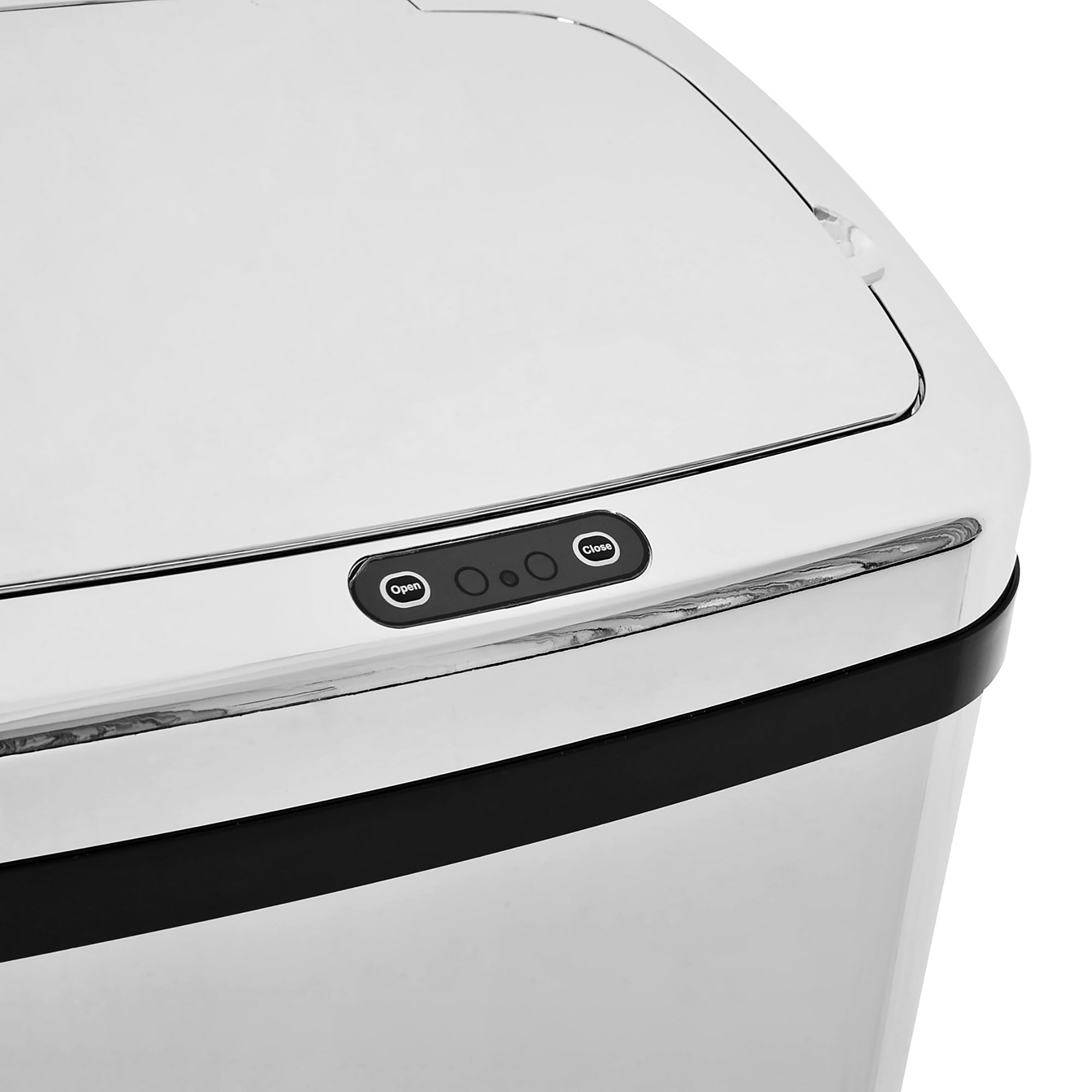HOMCOM 50L Infrared Touchless Automatic Motion Sensor Dustbin Stainless Steel Trash Can Home Office - North Peak Garden Furniture