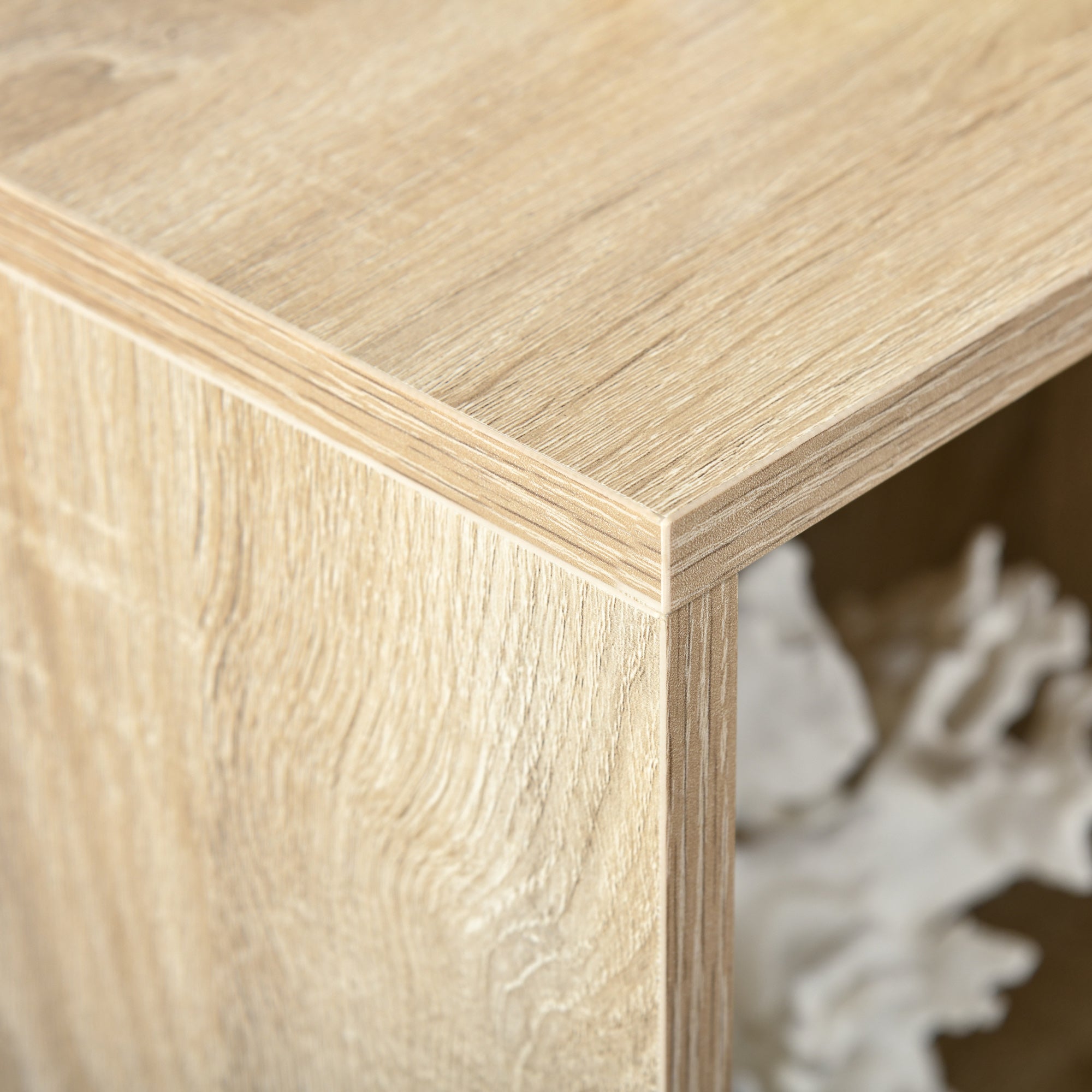 HOMCOM Six-Cube Bookcase - Oak Wood Effect - North Peak Garden Furniture