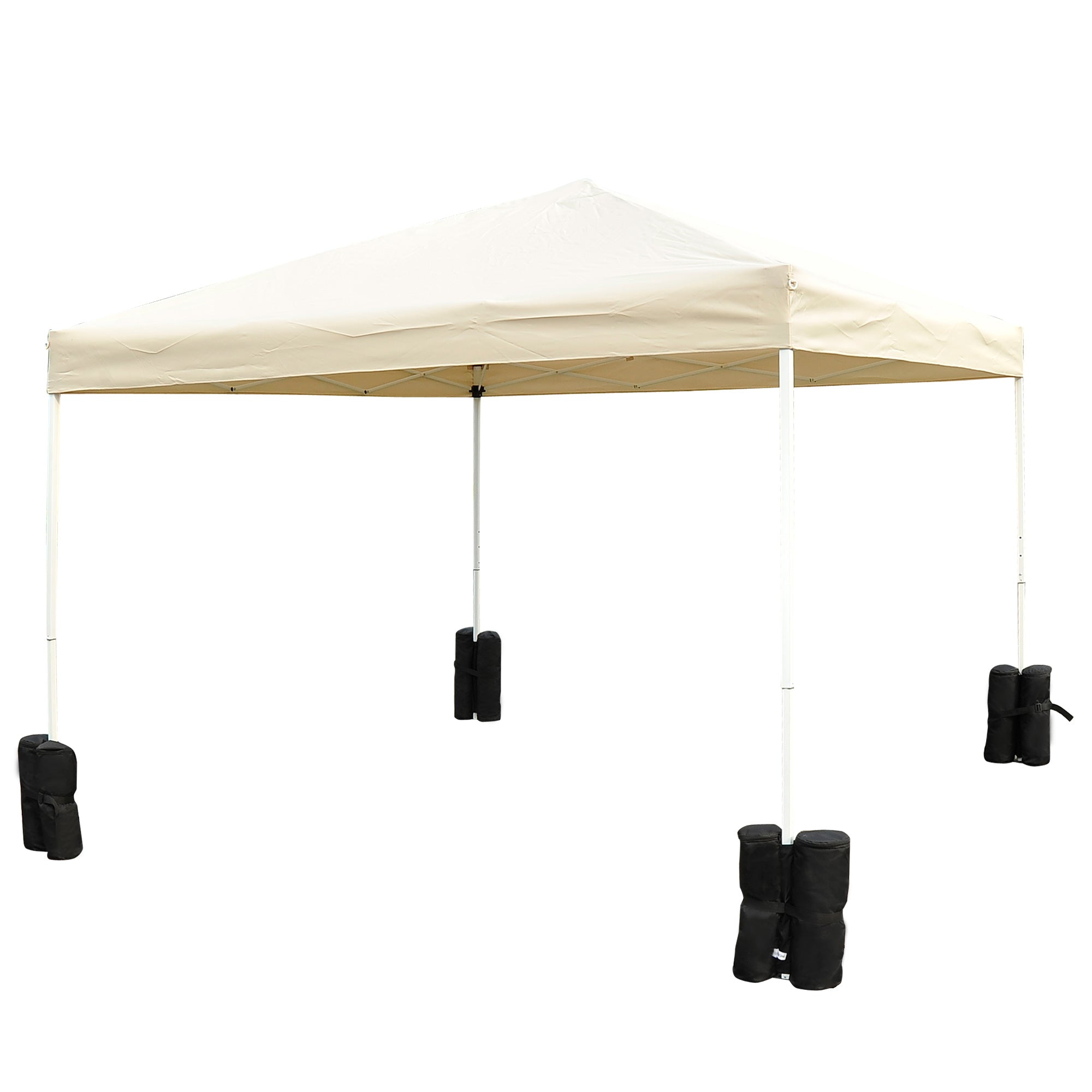 Outsunny 4pcs Gazebo Weight Sand Bags Leg Weights Marquee Tent Canopy Base - North Peak Garden Furniture