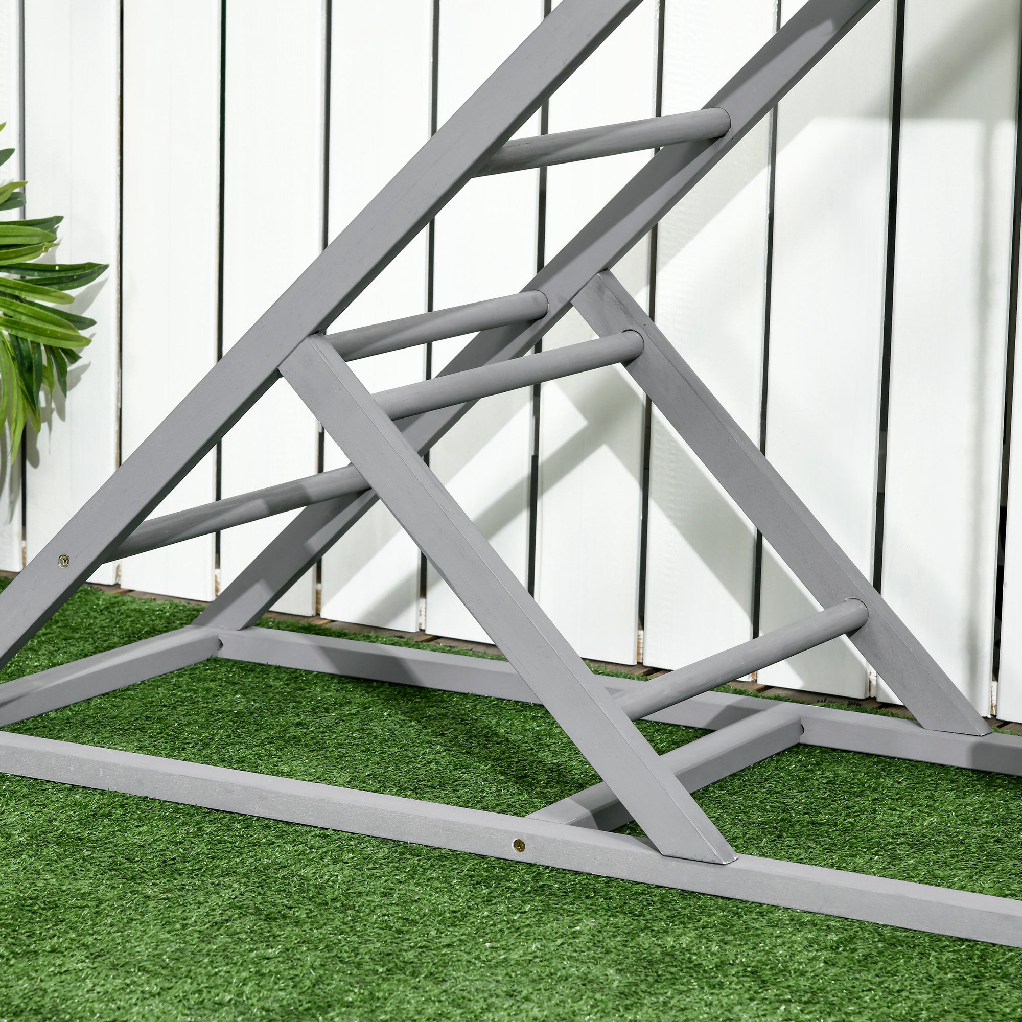 PawHut Walk-in Galvanised Steel Chicken Run with Chicken Activity Shelf and Cover, 3 x 6 x 2m - North Peak Garden Furniture