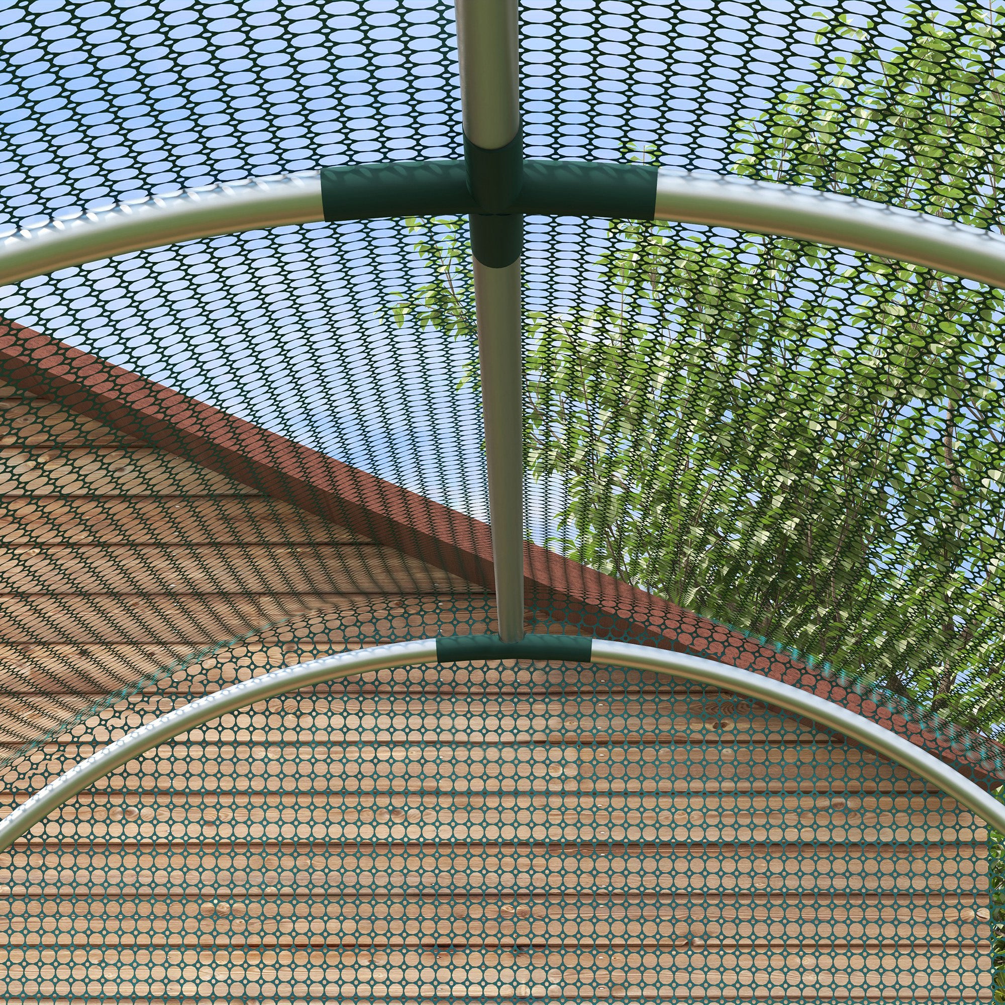 Outsunny 240 x 120cm Mini Polytunnel Greenhouse - North Peak Garden Furniture