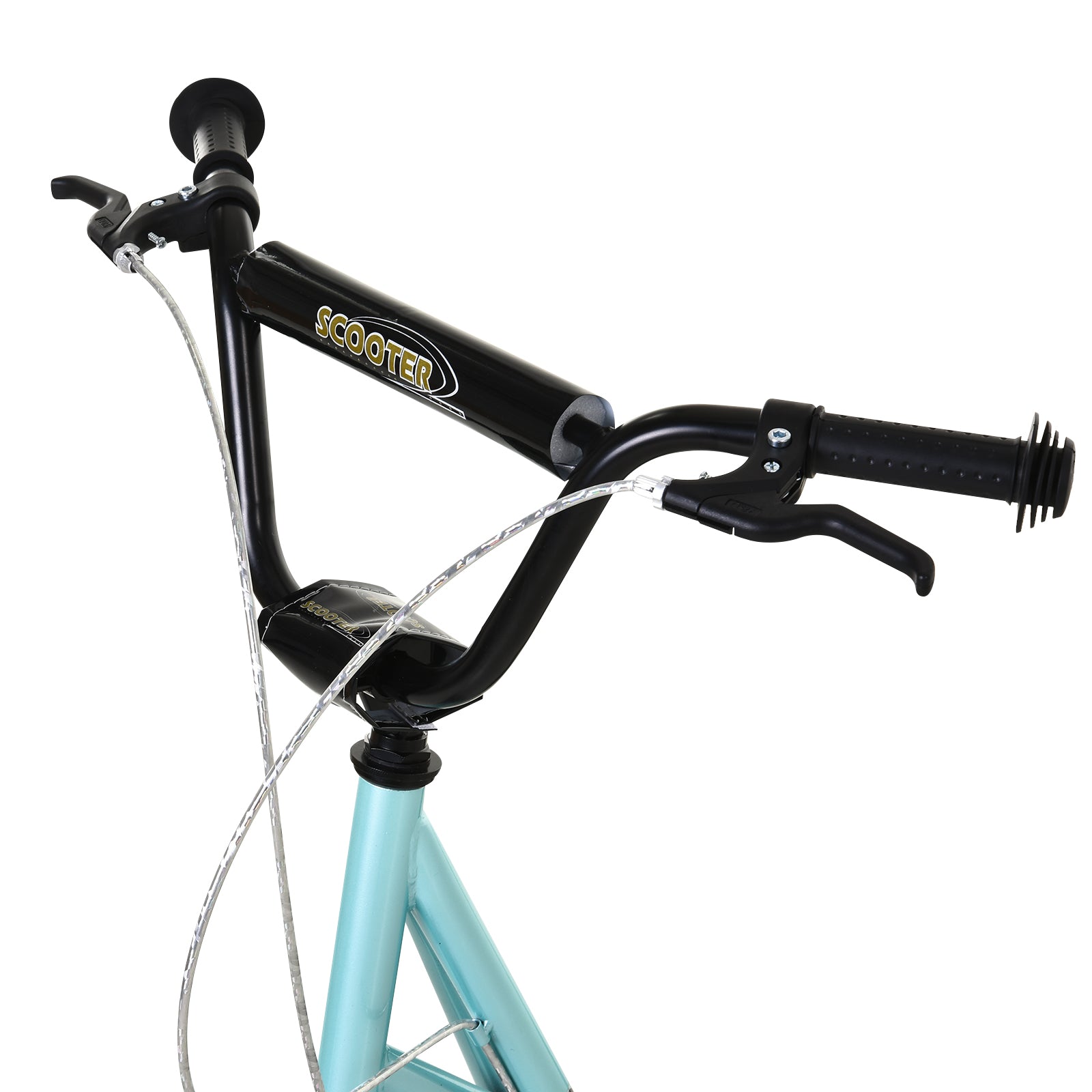 HOMCOM Kick Scooters for Kids with Adjustable Height, Anti-Slip Deck, Dual Brakes, Rubber Tyres, for Boys and Girls Aged 5+ Years Old - Blue - North Peak Garden Furniture