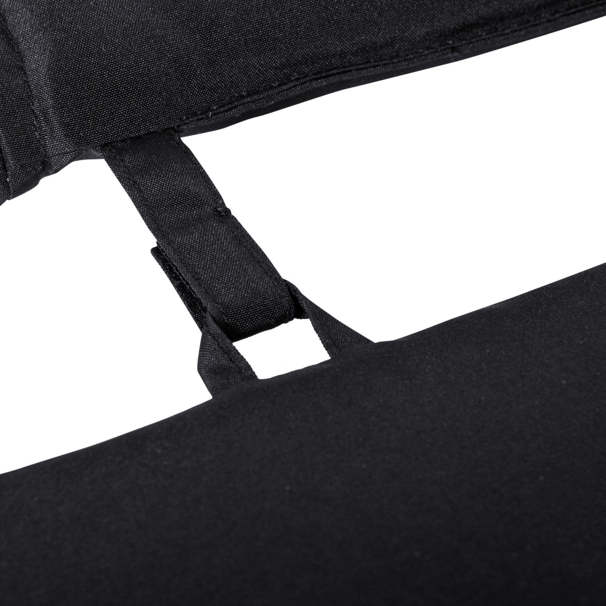 Outsunny Garden Sun Lounger Cushion Replacement Thick Sunbed Reclining Chair Relaxer Pad with Pillow - Black - North Peak Garden Furniture