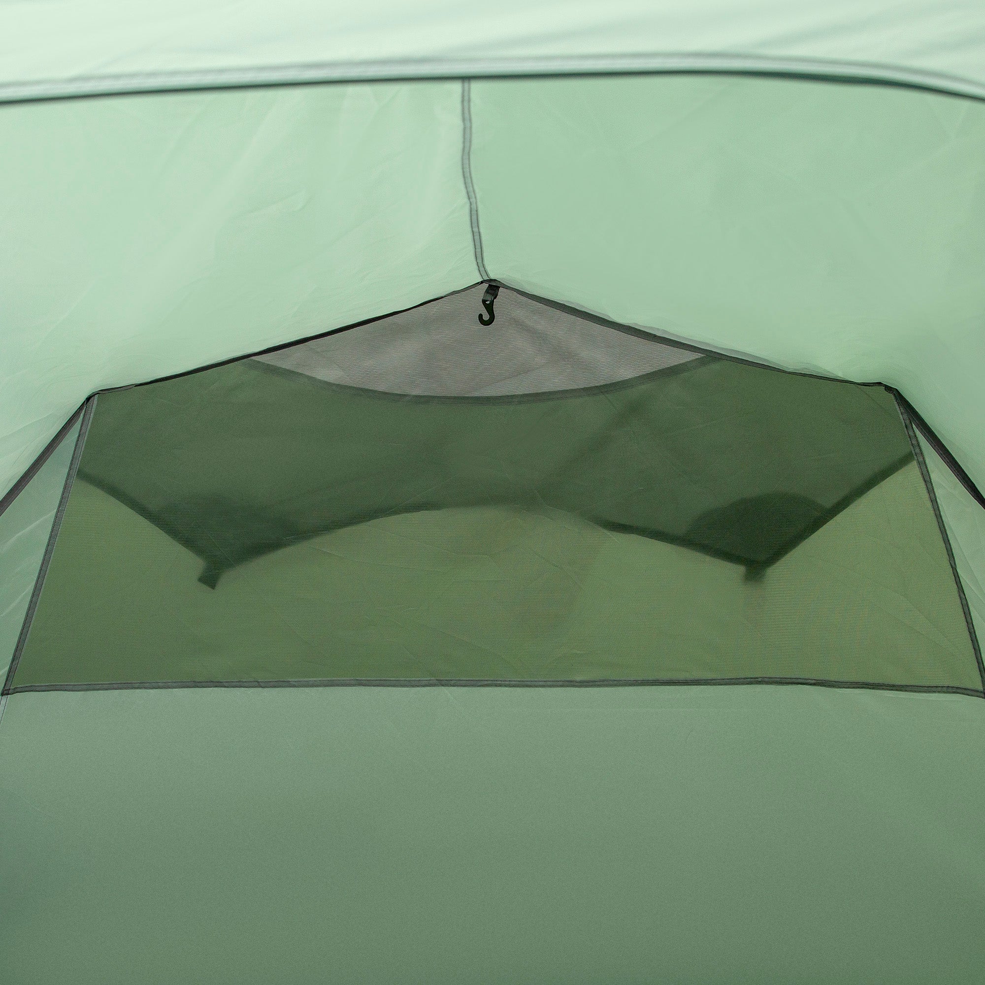 Outsunny Three-Man, Two-Room Tent - Green - North Peak Garden Furniture