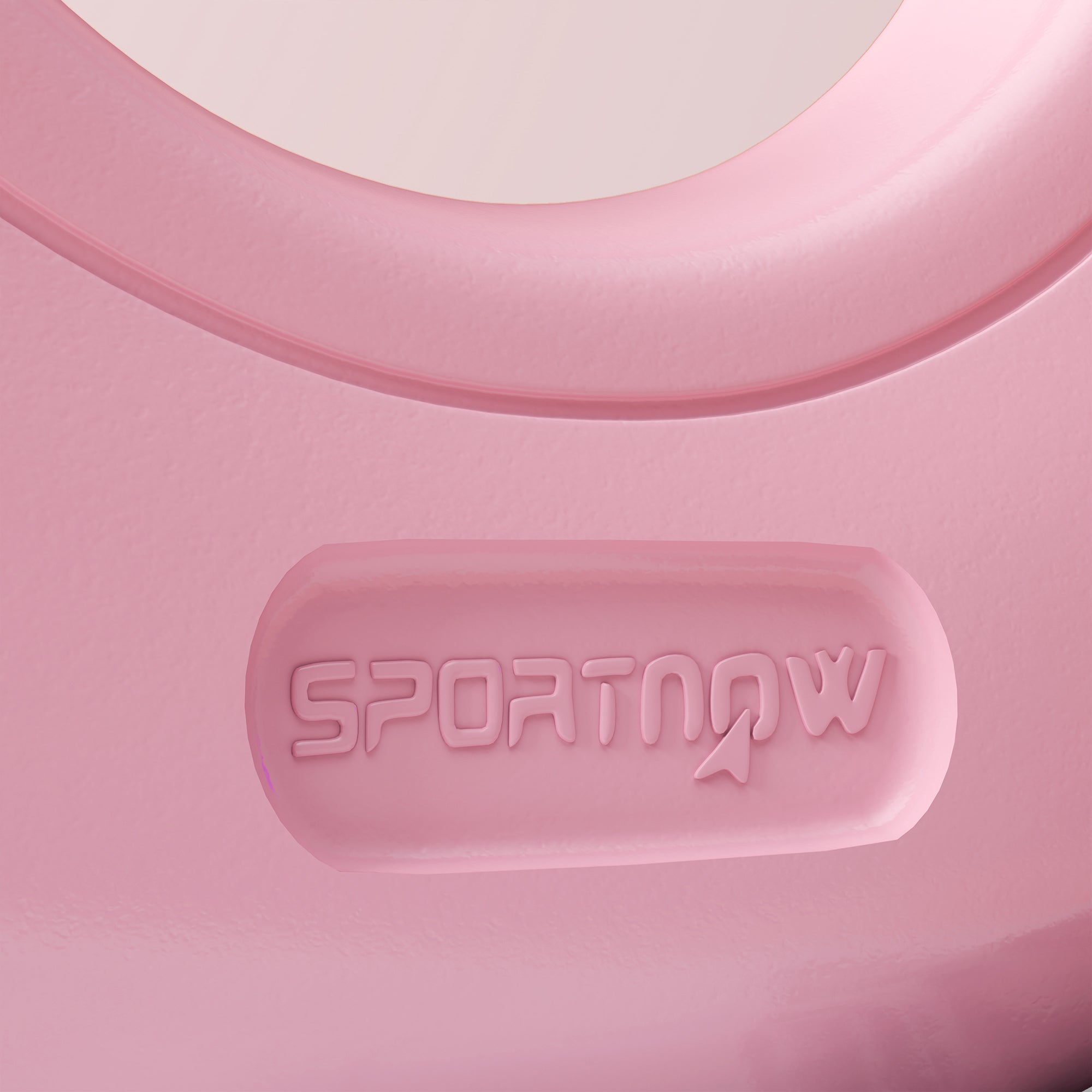 SPORTNOW 12kg Kettlebell, Soft Kettle Bell with Wide Handle for Home Gym Weight Lifting and Strength Training, Pink - North Peak Garden Furniture