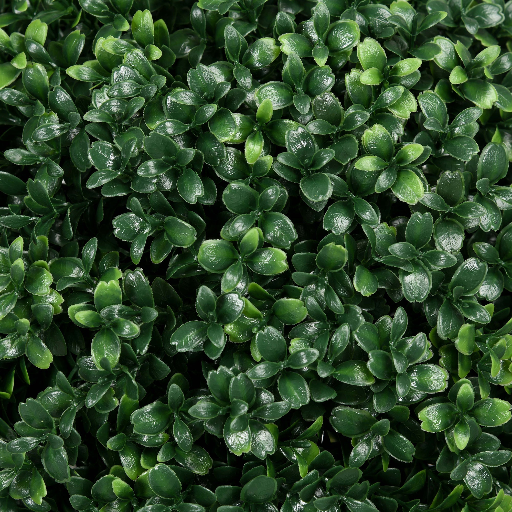 HOMCOM Artificial Boxwood Trees w/ Ground Stake, Set of 2 Ball Shaped Topiary Trees for Home Office & Living Room, UV Resistant