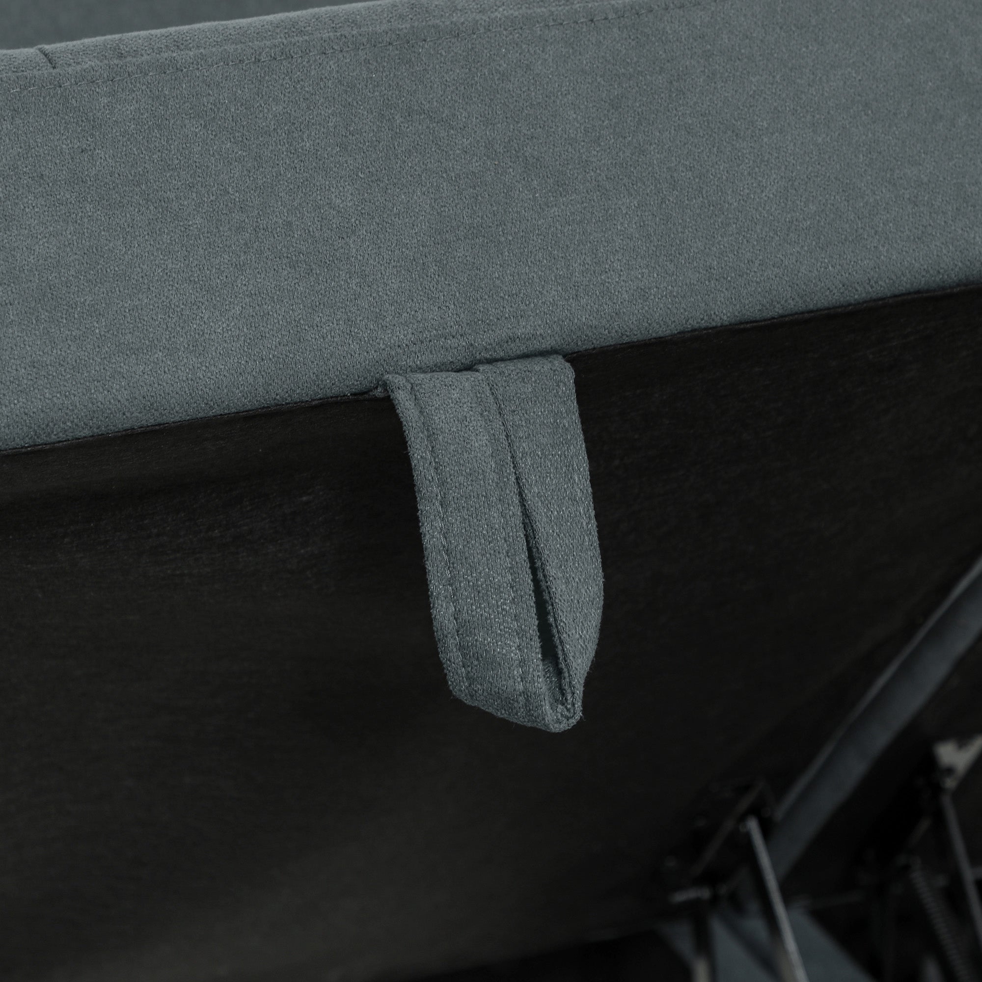 HOMCOM 'L' Shape Modular Sofa, with Storage - Dark Grey - North Peak Garden Furniture