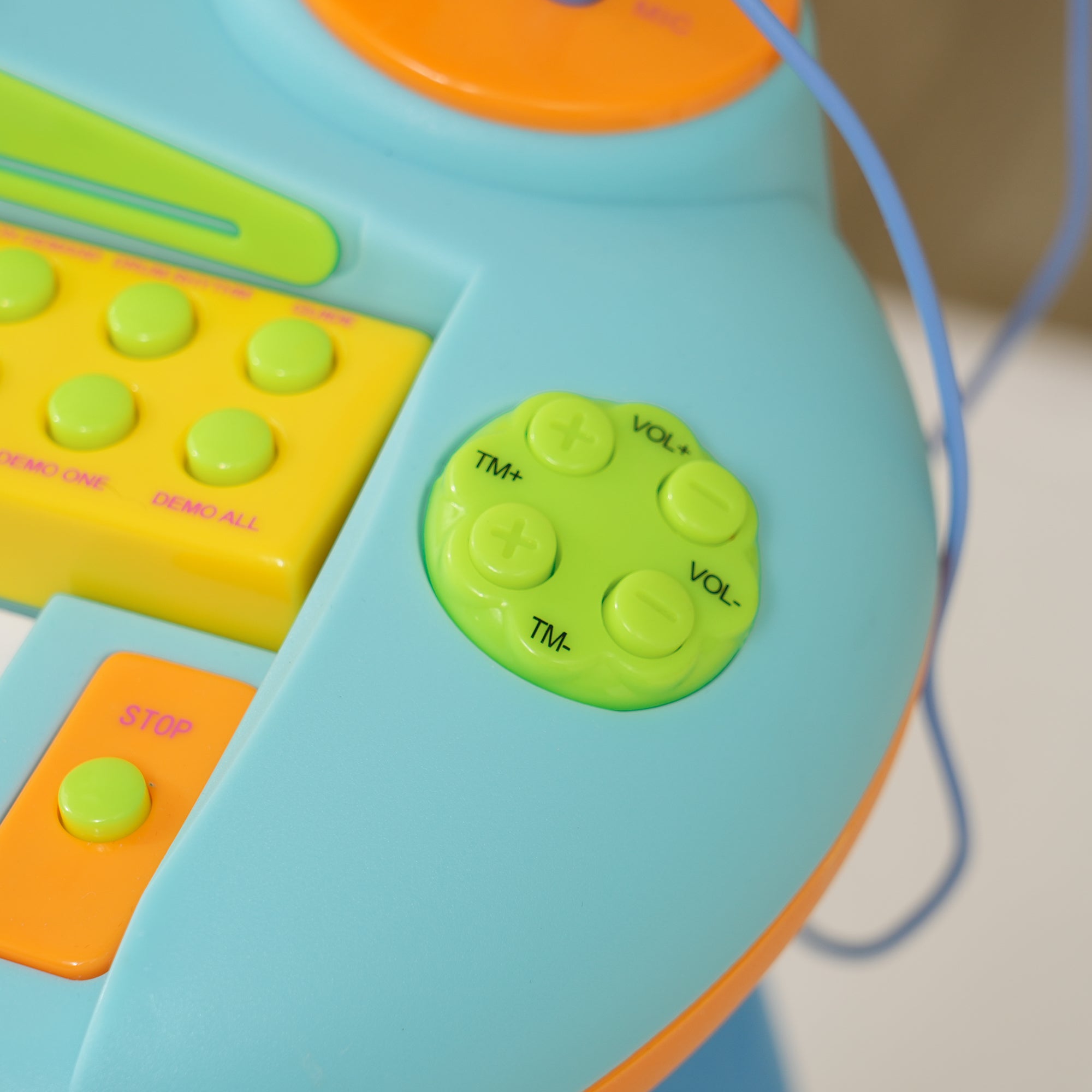 AIYAPLAY 37 Keys Kids Piano w/ Microphone, Stool, LED Lights, Record & Replay Function, Blue - North Peak Garden Furniture
