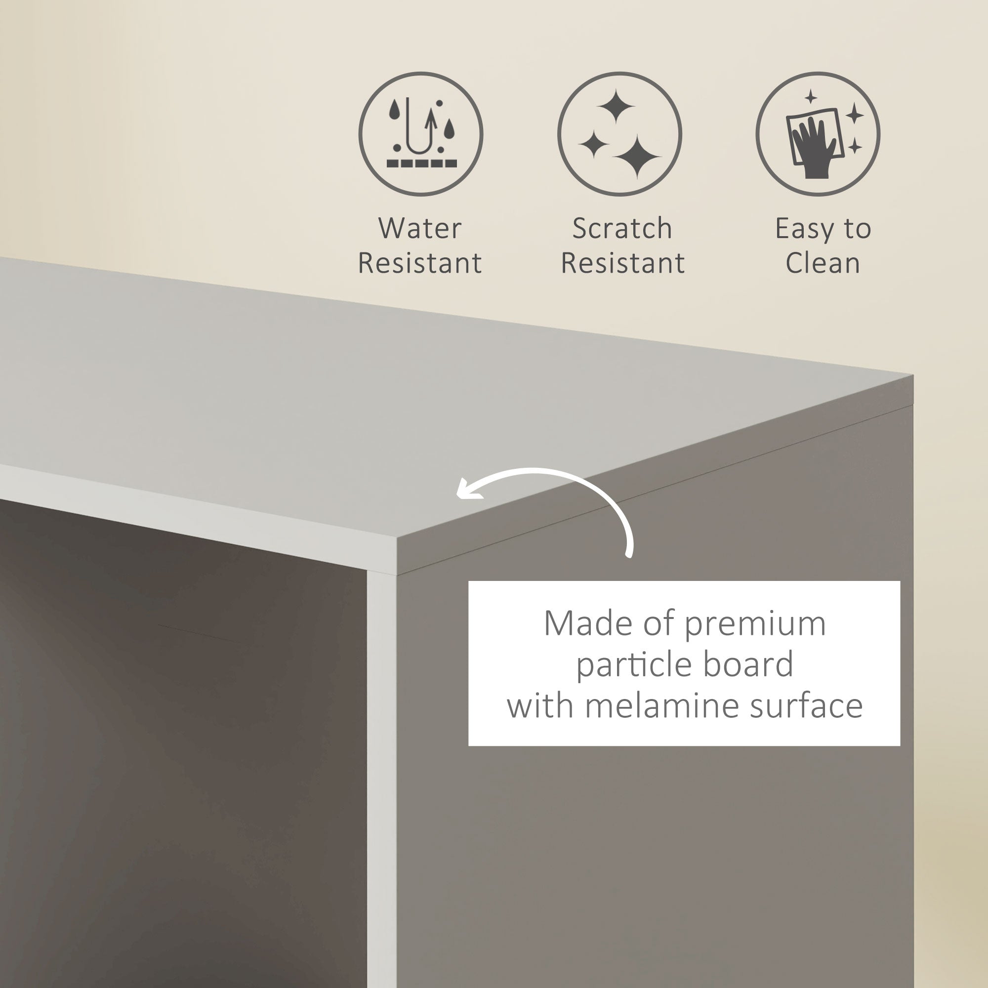 HOMCOM Open Wardrobe on Wheels with Clothes Rail, Bedroom Clothes Storage with Hanging Rod, 3 Storage Shelves, Mobile Garment Rack for Cloakroom, Hallway, Grey - North Peak Garden Furniture