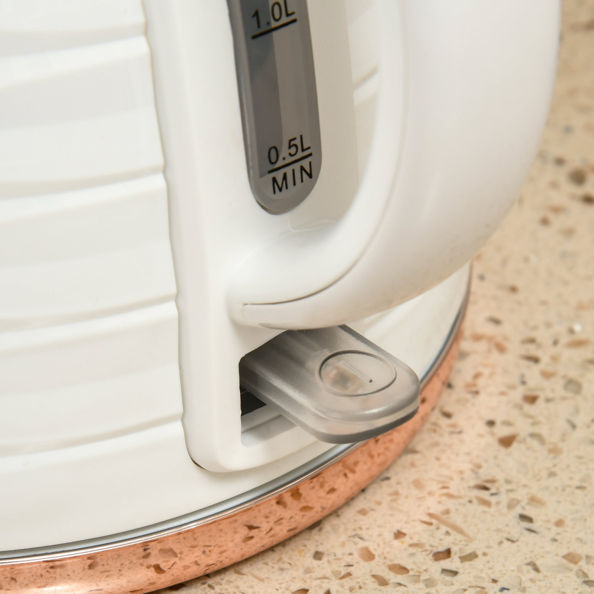 HOMCOM Kettle and Toaster Sets, 3000W 1.7L Rapid Boil Kettle & 4 Slice Toaster with 7 Browning Controls, Defrost, Reheat and Crumb Tray, Otter thermostat, Cream White - North Peak Garden Furniture