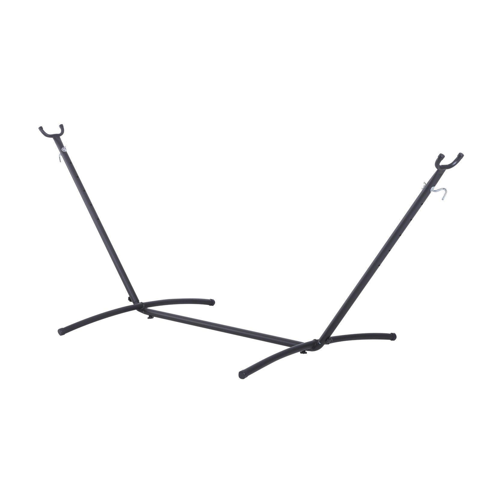 Outsunny Hammock Stand: Sturdy Metal Frame for Outdoor Relaxation, Garden Camping Picnic Companion, 2.86m, Stand Only