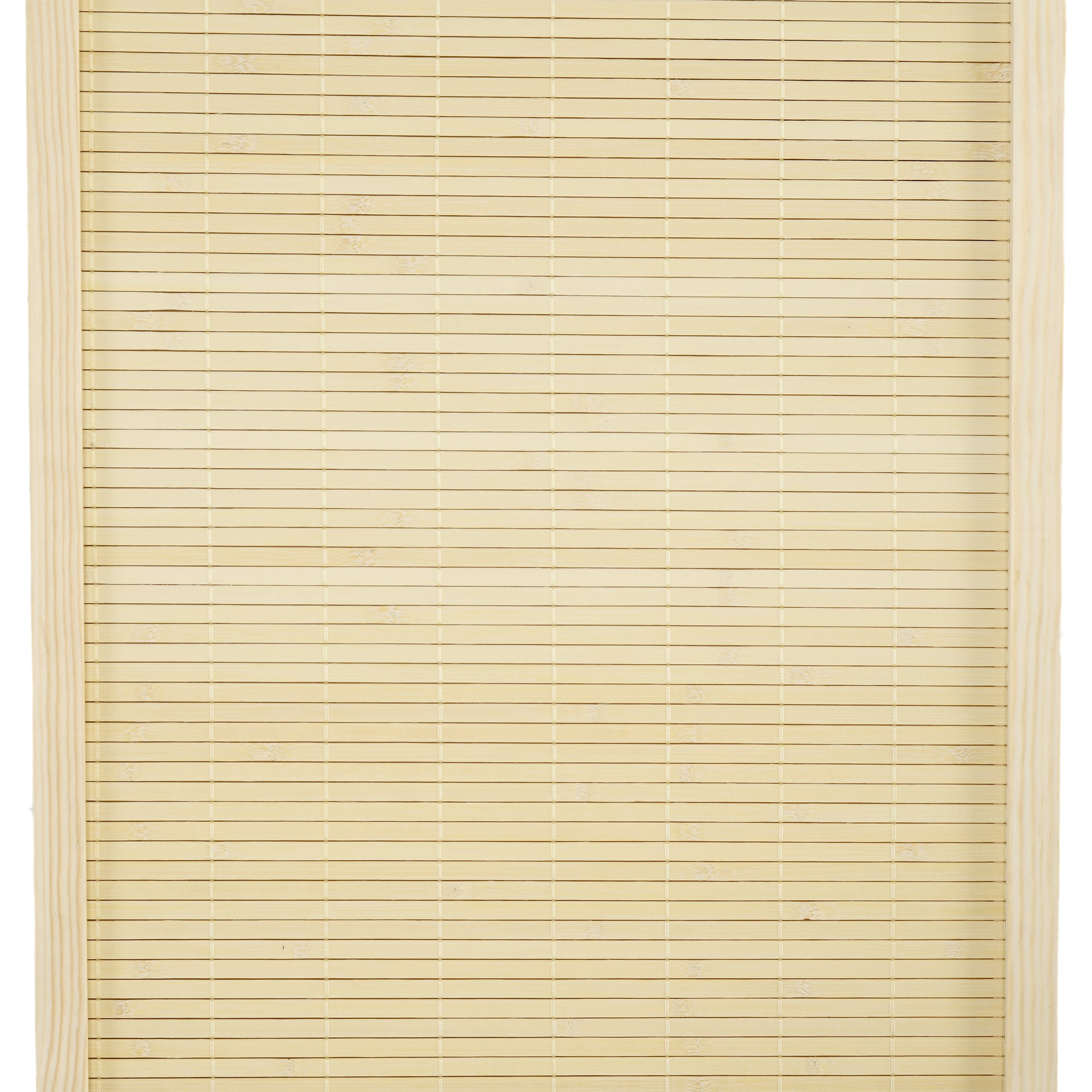 HOMCOM Room Divider, Freestanding Privacy Screen, 4 Panel Folding, 180 x 180cm, Natural