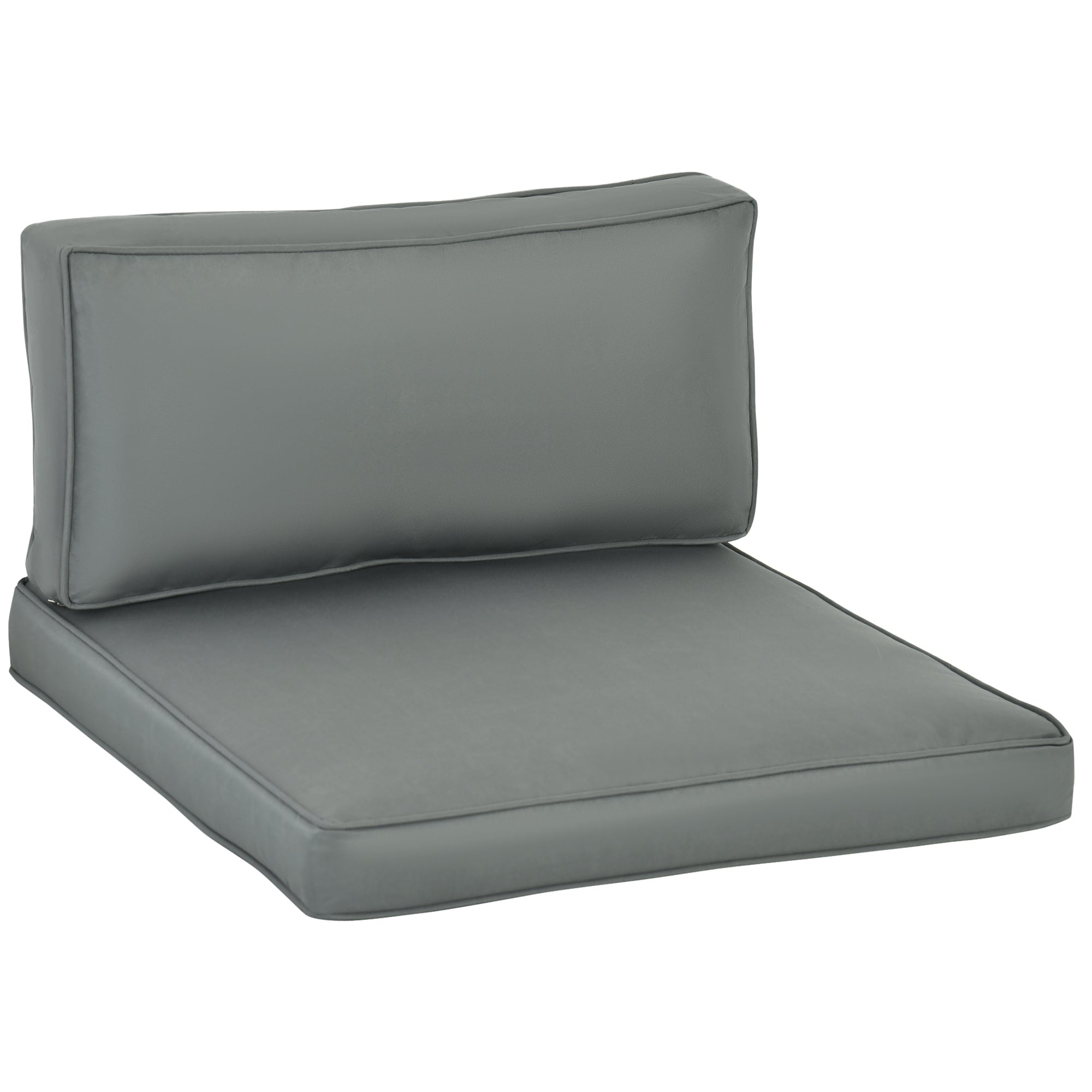 Outsunny Set of 14 Dining Set Cushions - Grey