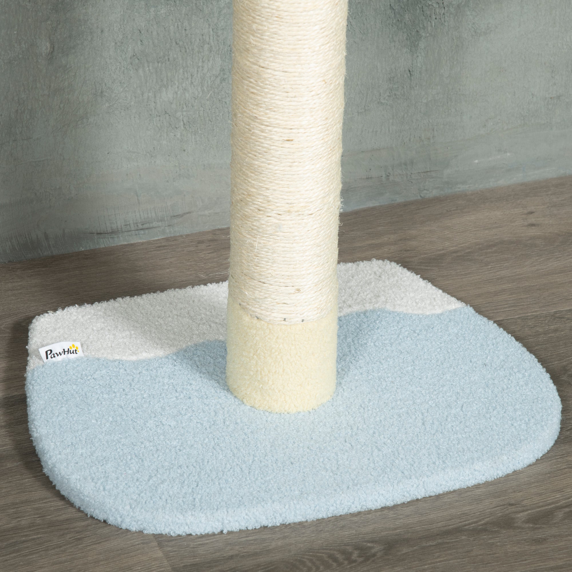 PawHut 260cm Adjustable Floor-To-Ceiling Cat Tree w/ Anti-Tipping Kit, Toy Ball - North Peak Garden Furniture