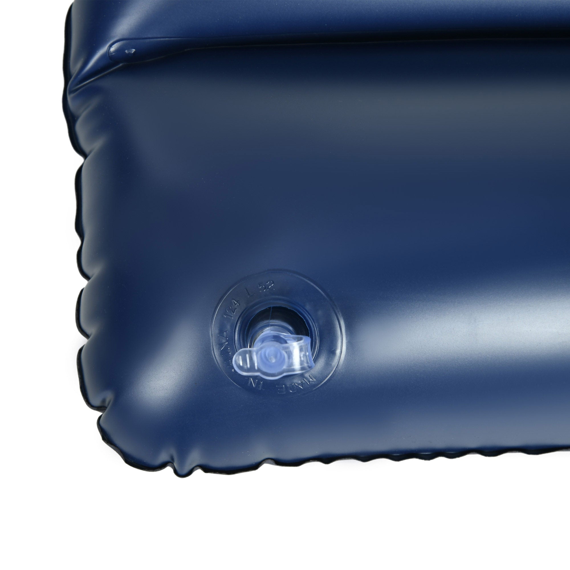 Outsunny Inflatable King Size Air Bed, with Built-In Hand Pump - Blue - North Peak Garden Furniture