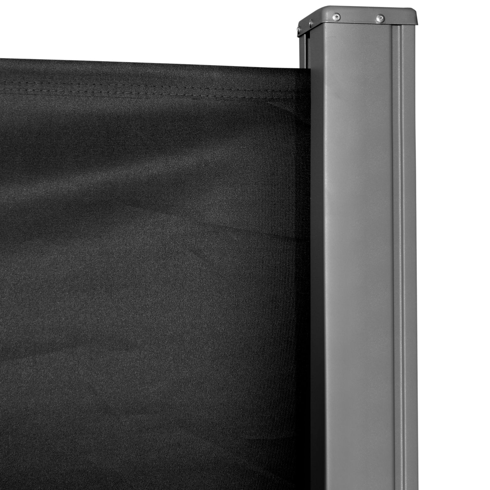 Outsunny Retractable Sun Side Awning Screen Fence Patio Garden Wall Balcony Screening Panel Outdoor Blind Privacy Divider (3x1.8M, Black) - North Peak Garden Furniture