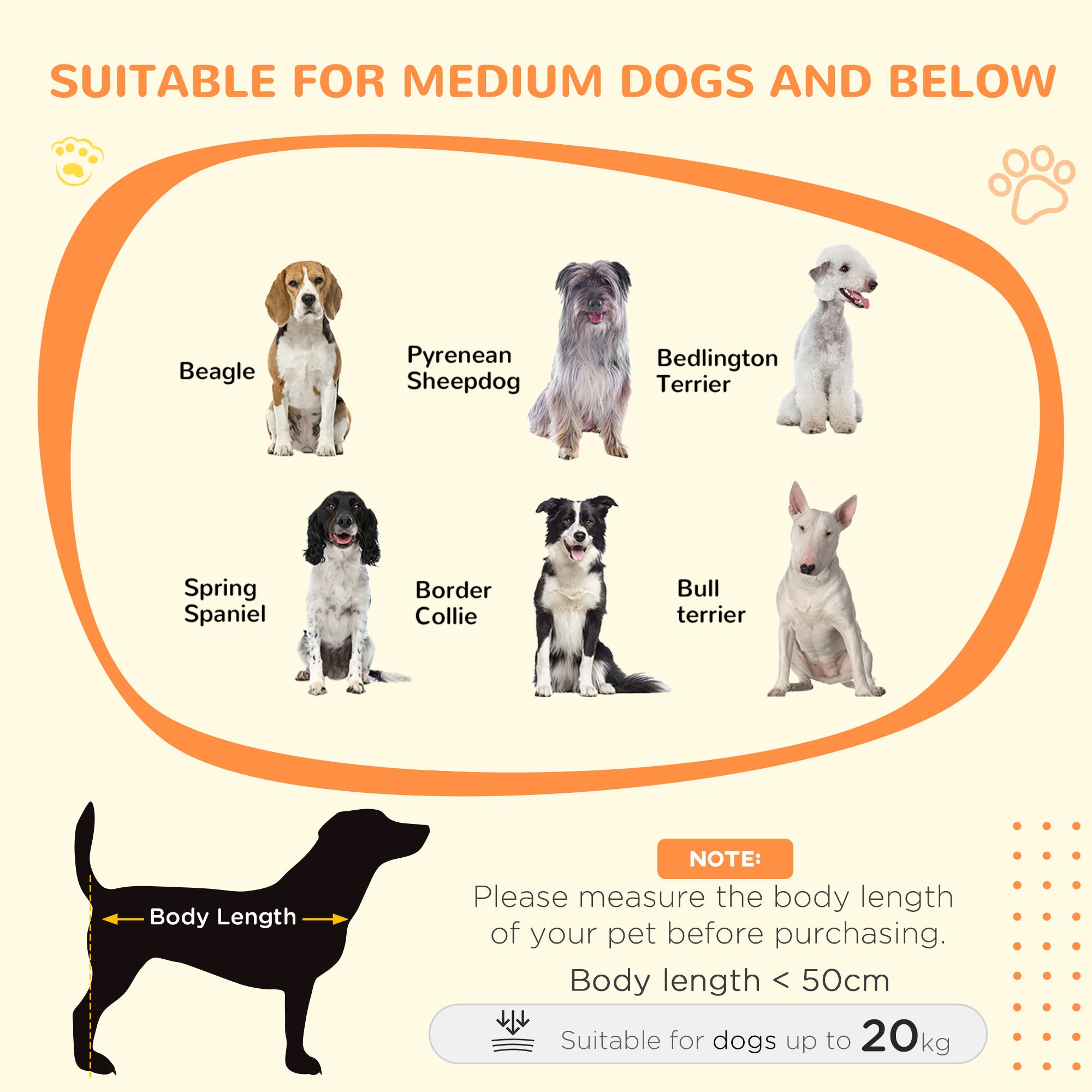 PawHut Dog Crate Furniture, Dog Cage End Table, with Wheels, for Medium Dogs, 80 x 60 x 76.5cm - White - North Peak Garden Furniture