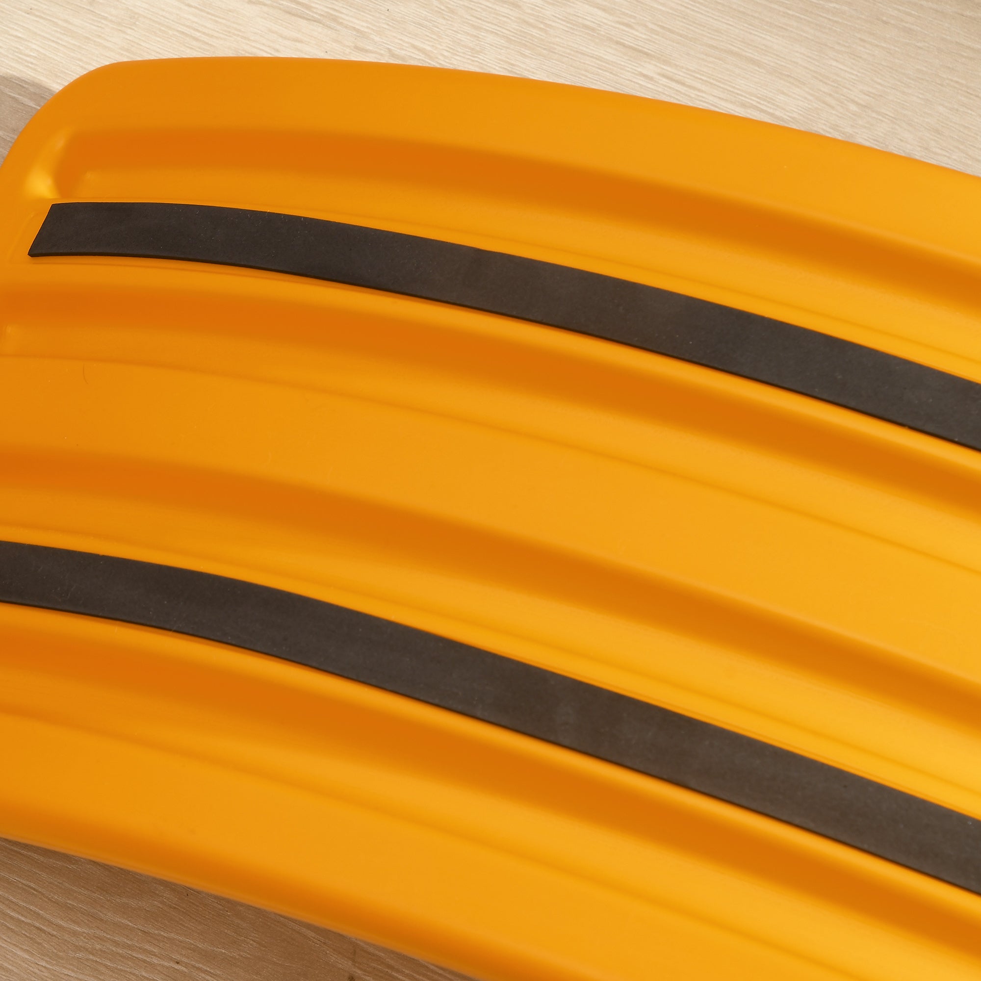 ZONEKIZ Balance Board Kids Wobble Board, Stepping Stone, Montessori Toy for Children, Nursery Toy, for Ages 3-6 Years, 82 x 27.5 x 19.5cm - Orange - North Peak Garden Furniture