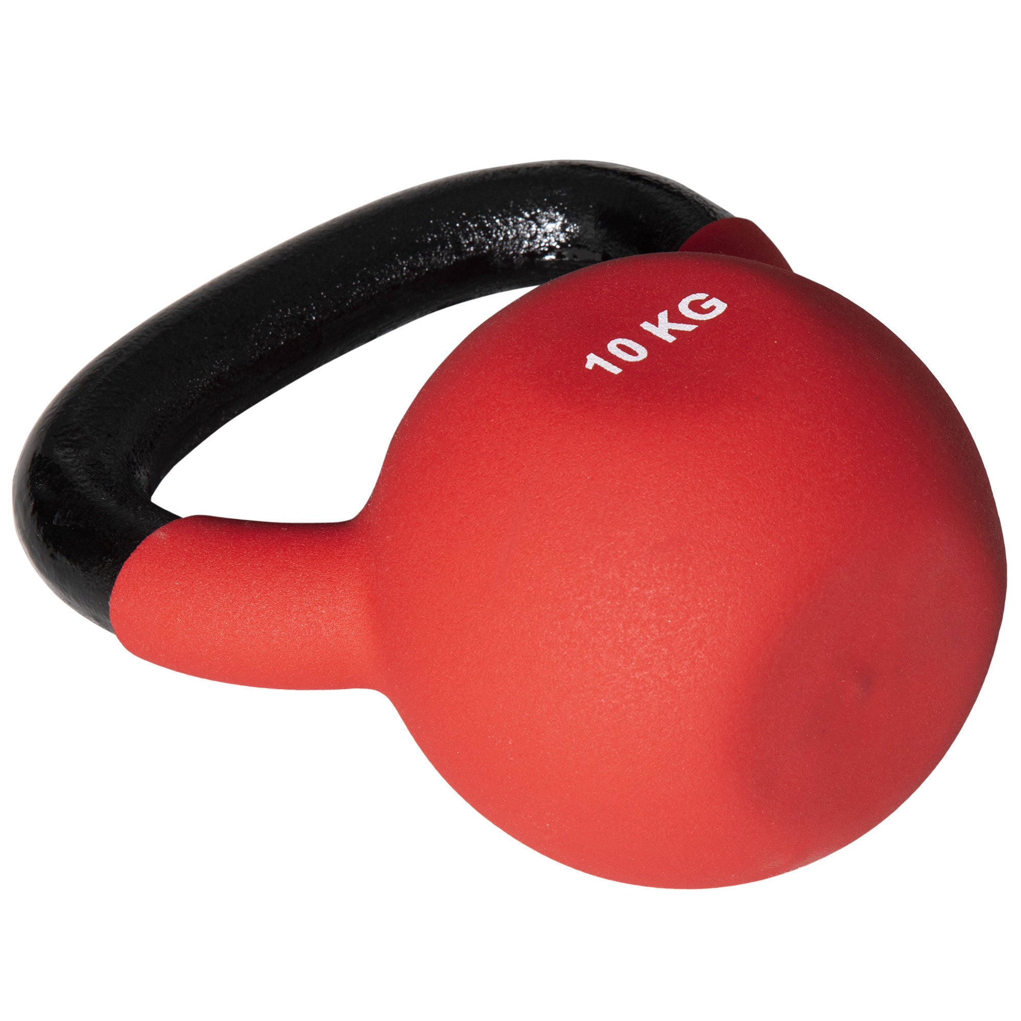 HOMCOM Soft Kettlebell, 10kg Kettle Bell with Non-Slip Handle for Home Gym Weight Lifting and Strength Training, Red - North Peak Garden Furniture
