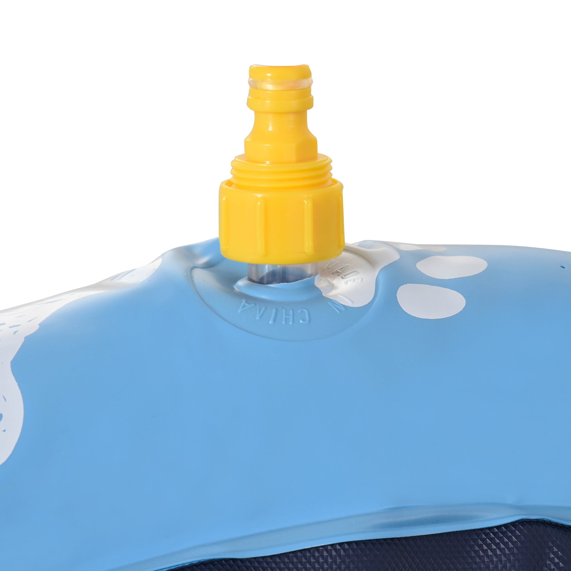 PawHut 170cm Splash Pad Sprinkler for Pets Dog Bath Pool Water Game Mat Toy Non-slip Outdoor Backyard Blue - North Peak Garden Furniture