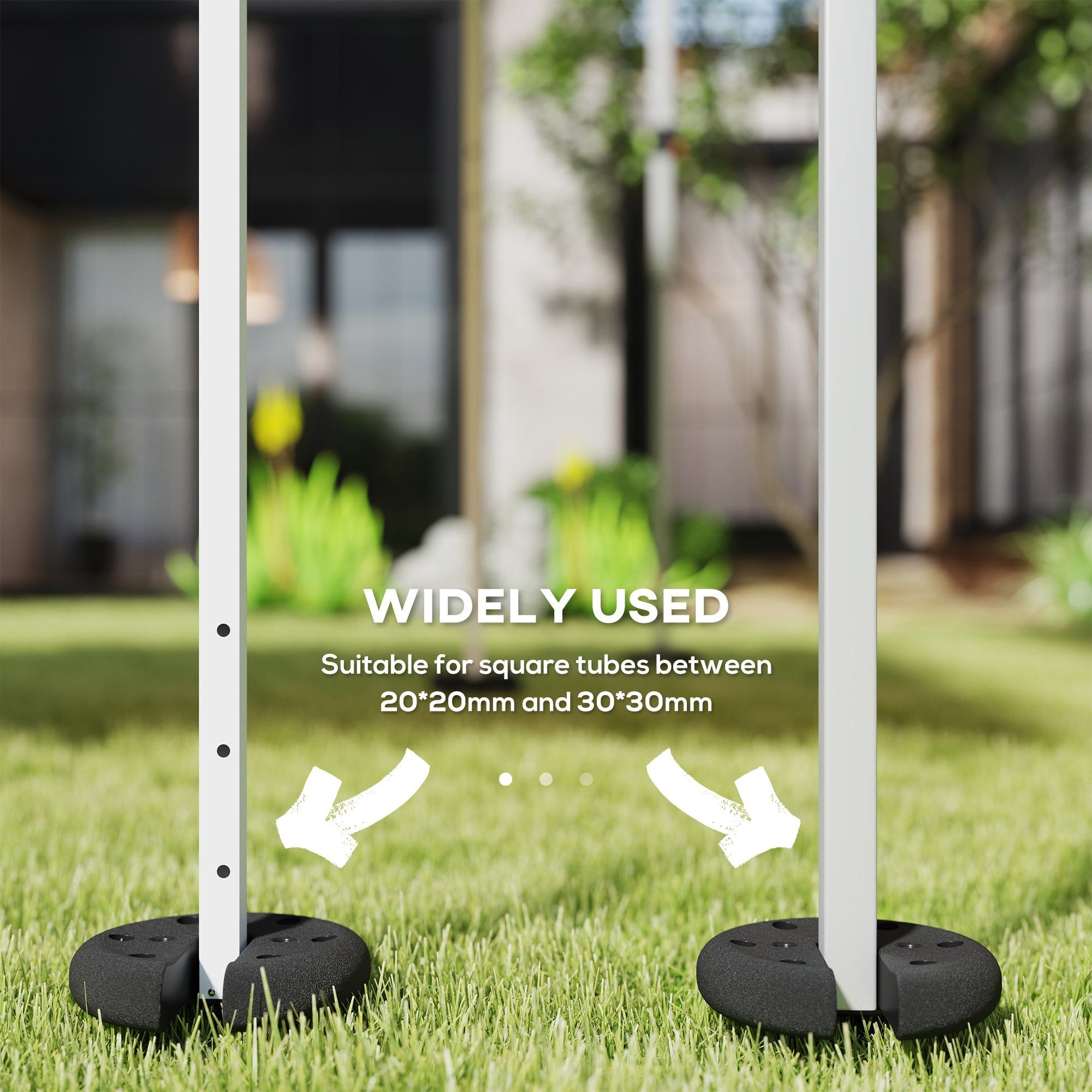 Outsunny Set of 4 PCs Gazebo Sand Weight Bag Bags Leg Weights Marquee Party Tent Canopy 8.8KG - North Peak Garden Furniture
