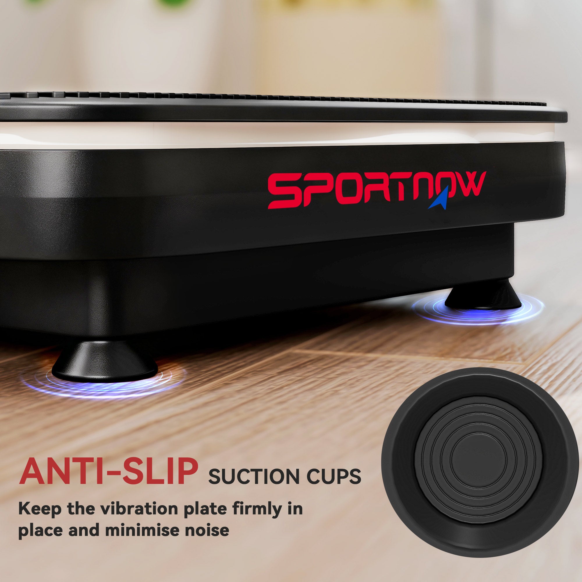 SPORTNOW Vibration Plate Exercise Machine with Cool Lights, 99 Speed Levels