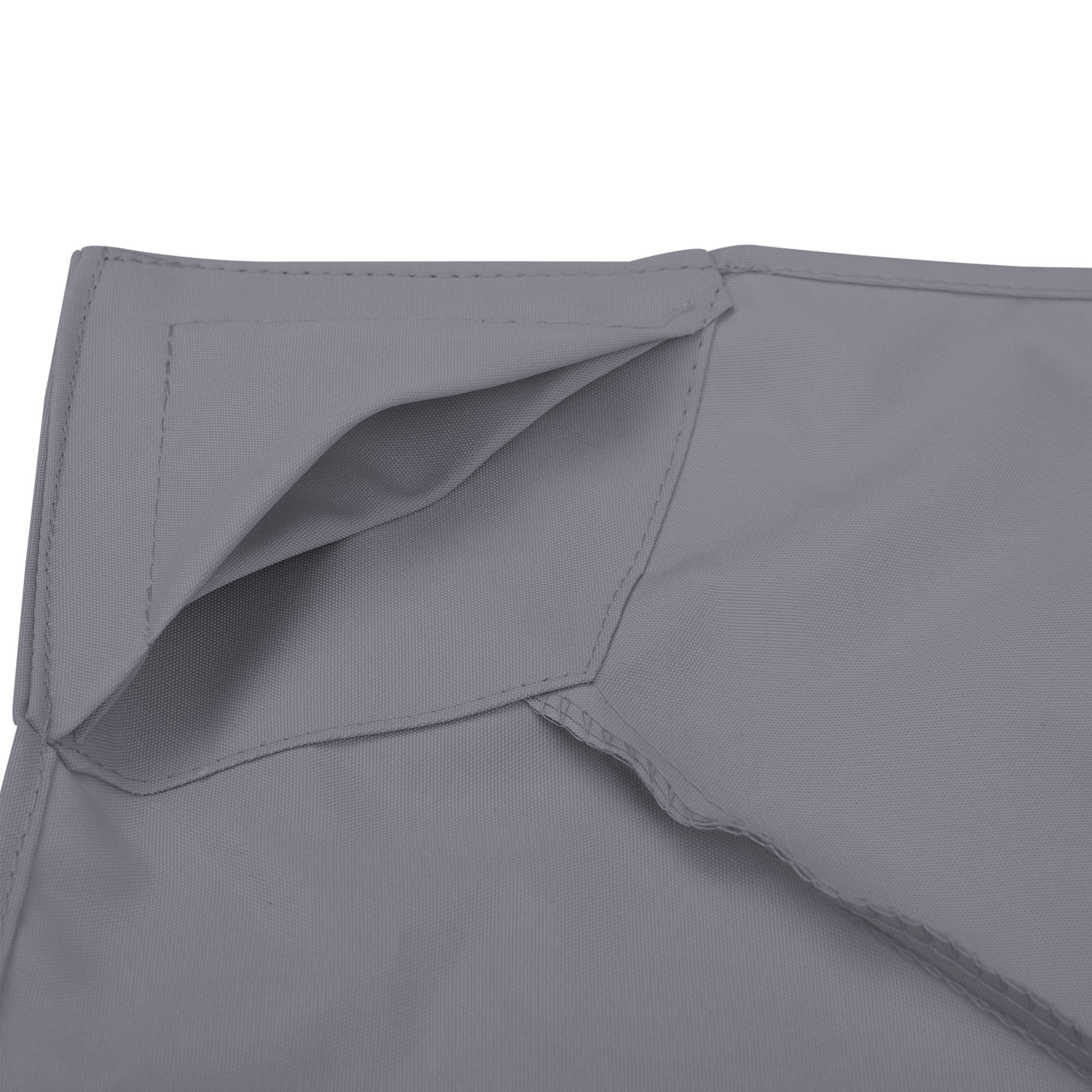 Outsunny 3(m) Gazebo Top Cover Double Tier Canopy Replacement Pavilion Roof Deep Grey - North Peak Garden Furniture
