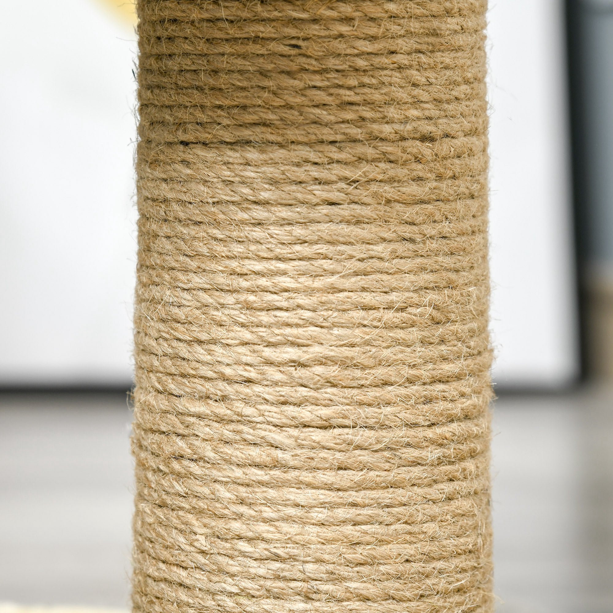 PawHut 56cm Cat Tree for Indoor Cats, with Scratching Post, Tunnel, Toy Ball - Beige - North Peak Garden Furniture
