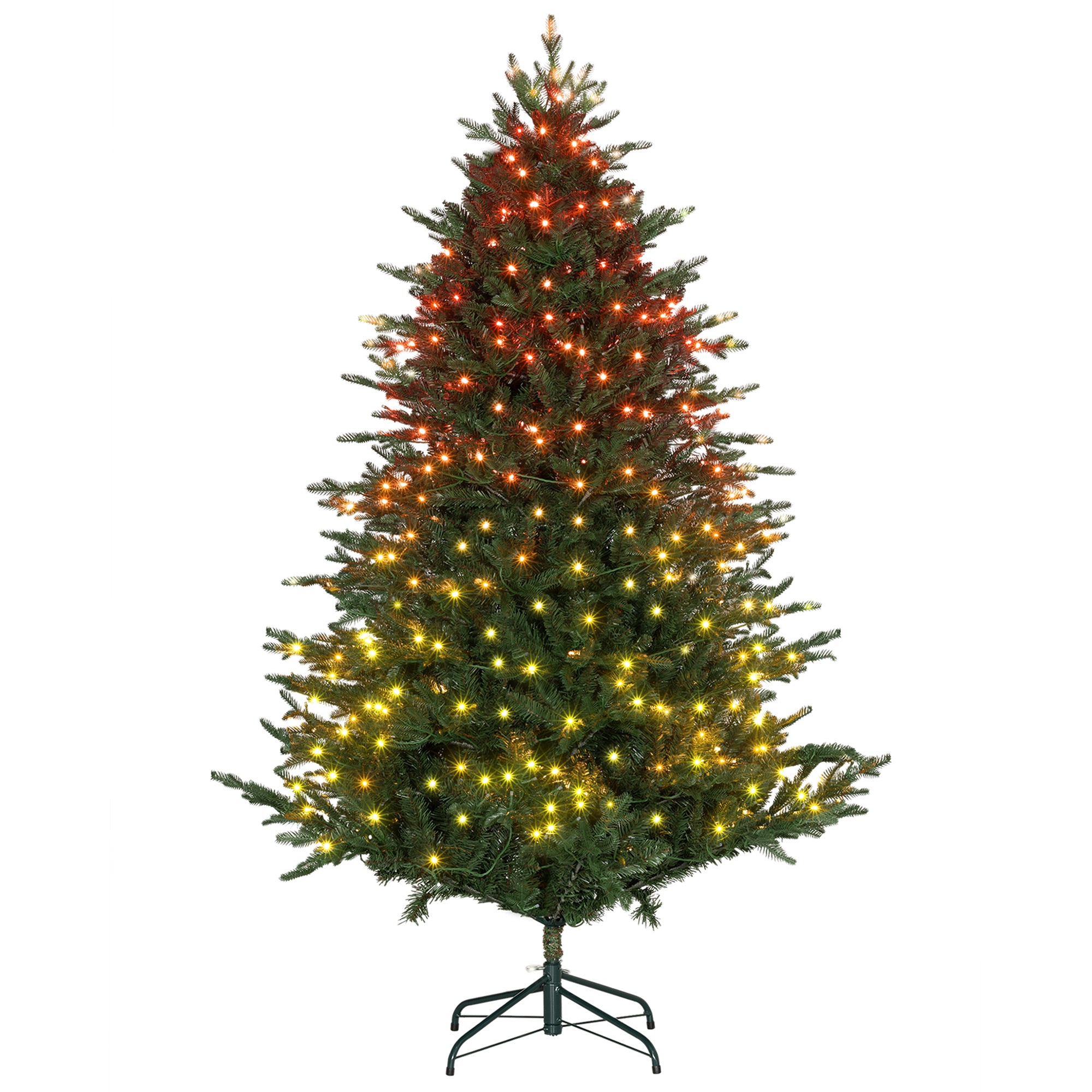 HOMCOM 6ft LED Lights Artificial Christmas Tree - North Peak Garden Furniture