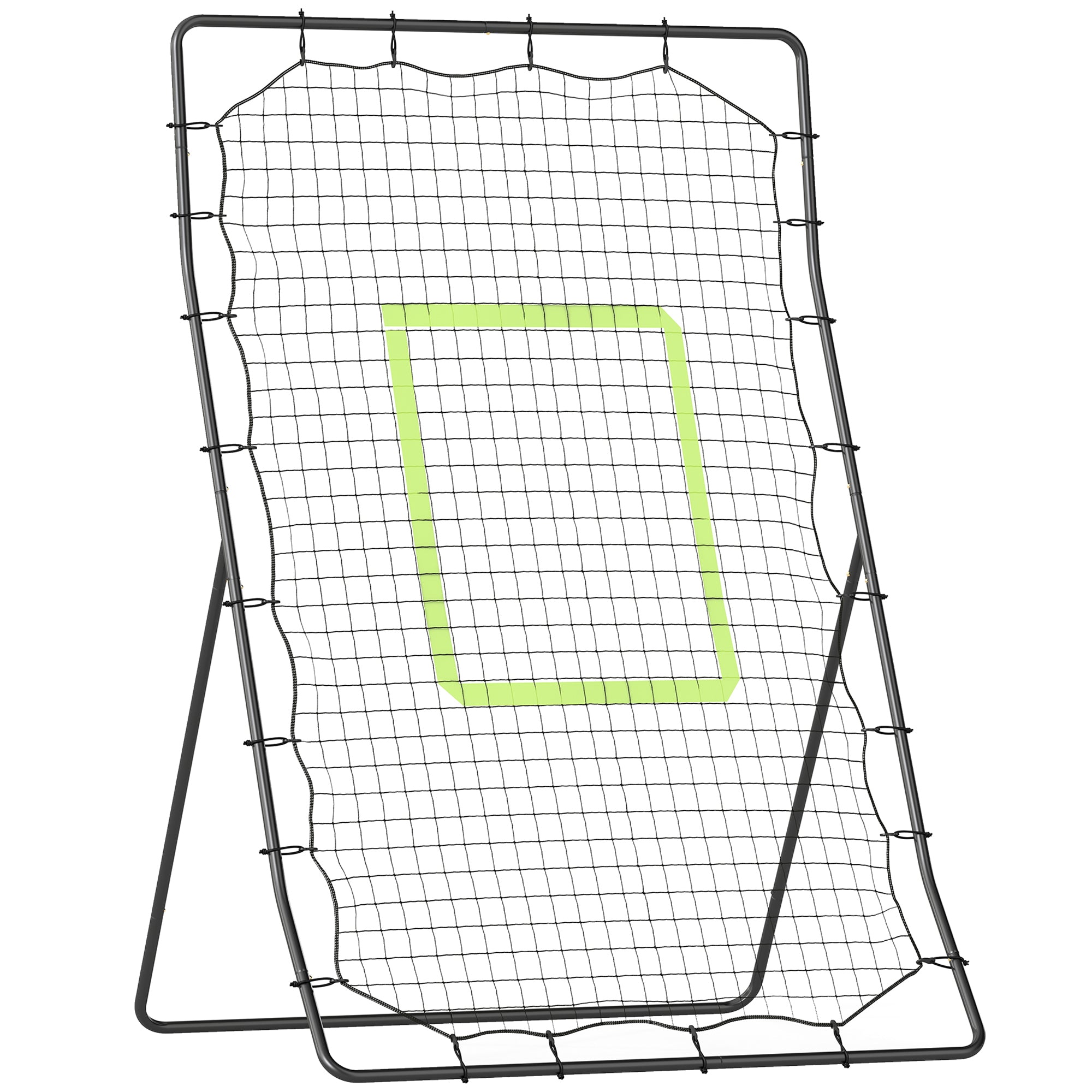 HOMCOM Baseball Rebounder Net Teens Adults Game Spot Softball Training Aid Practise Target Strike Shot Goal Play