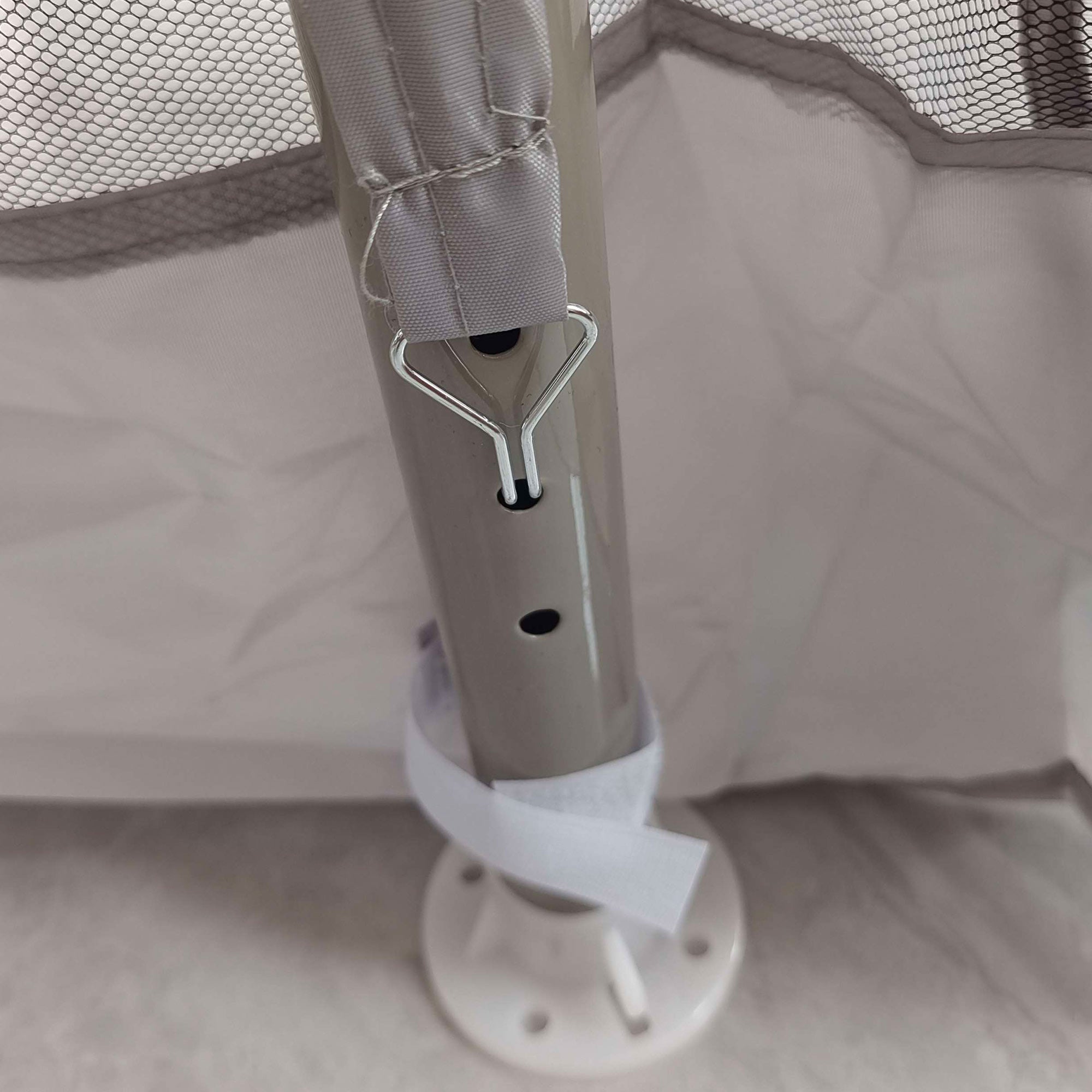 Outsunny 3 x 3 m Gazebo, Netting Party Tent, Patio Canopy Outdoor Event Shelter with Double Tier Roof, Light Grey