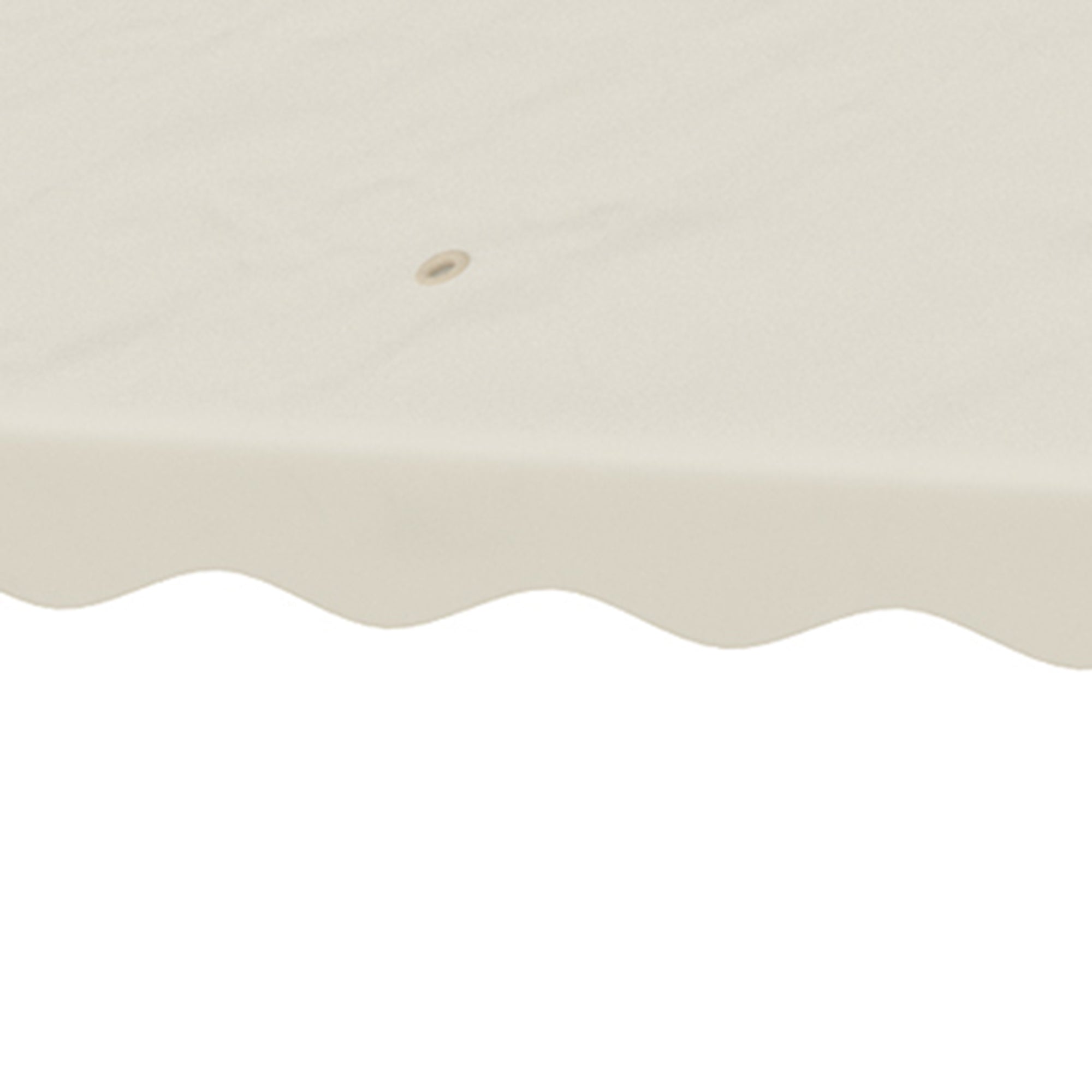 Outsunny 3 x 3 m Gazebo Canopy Replacement Covers, 2 - Tier Gazebo Roof Replacement TOP COVER ONLY, Cream White