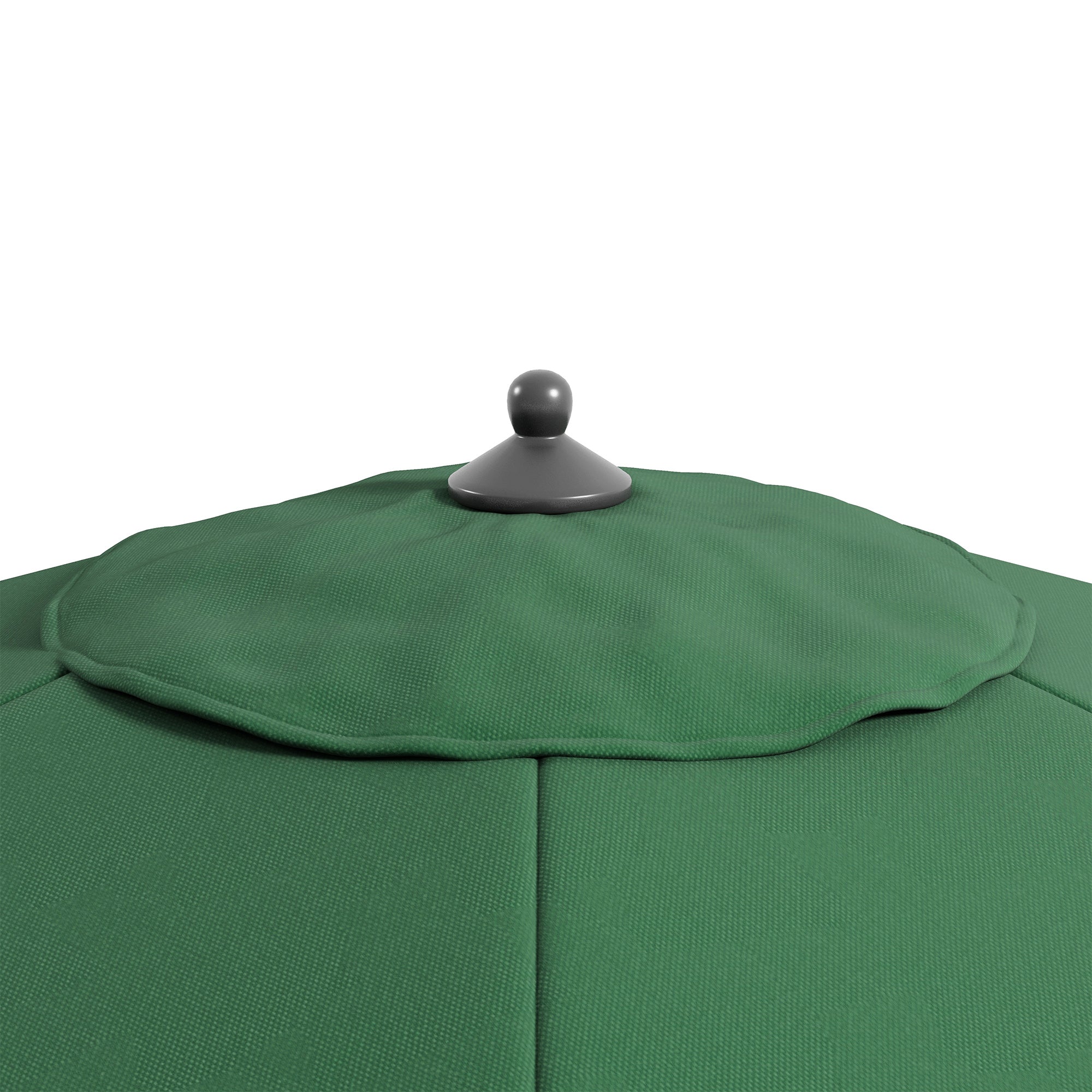 Outsunny 2.8m Garden Parasol Umbrella, Round Outdoor Market Table Umbrella Sun Shade Canopy, Green - North Peak Garden Furniture