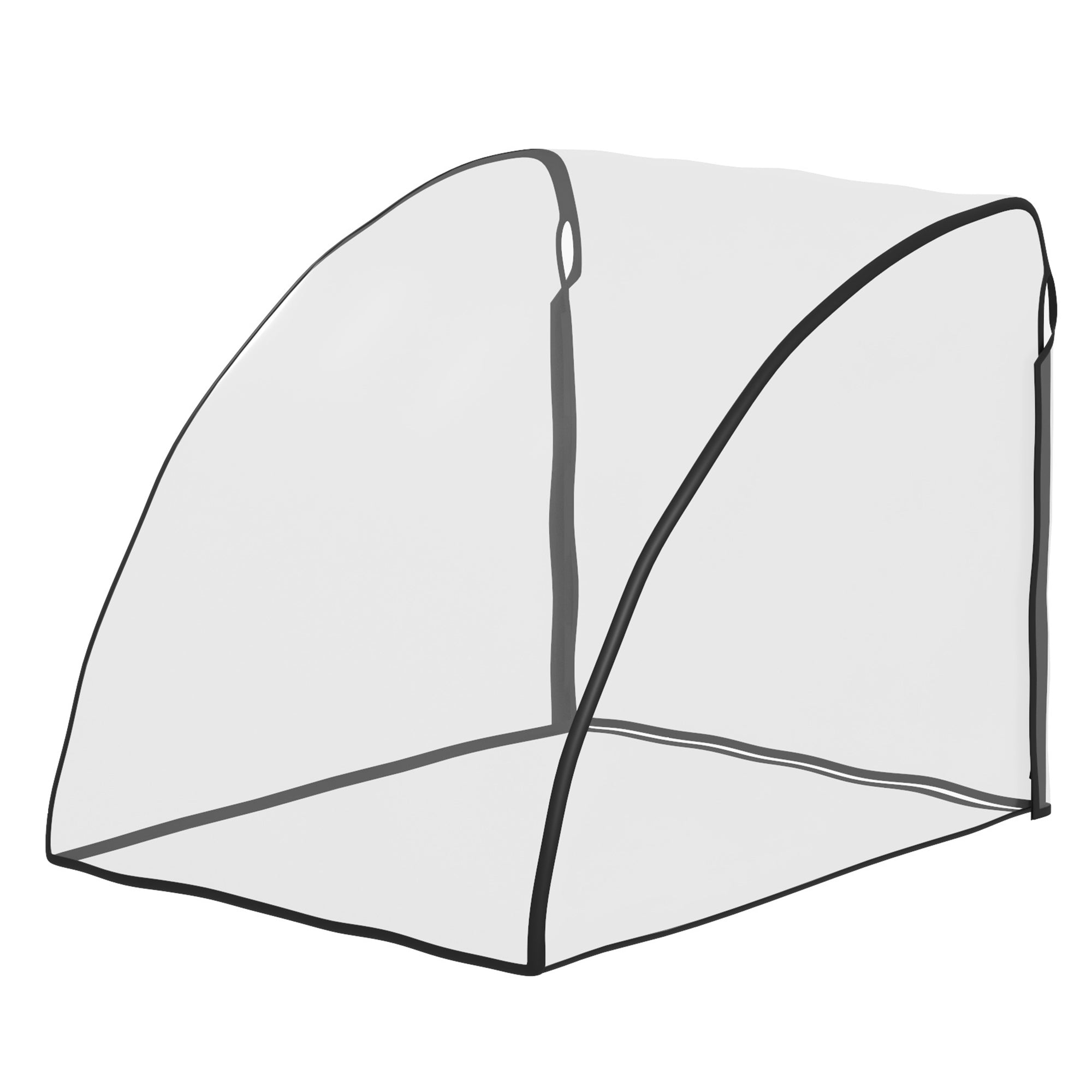HOMCOM Baby Bike Trailer Cover, Anti Dust Rain Snow, Cold Wind, 76 x 61 x 61 cm - North Peak Garden Furniture