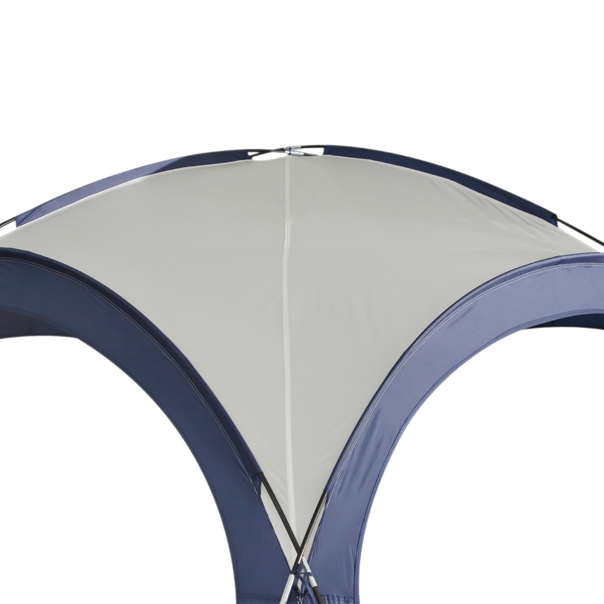 Outsunny Gazebo Party Tent, 3.5x3.5m-Cream/Blue - North Peak Garden Furniture