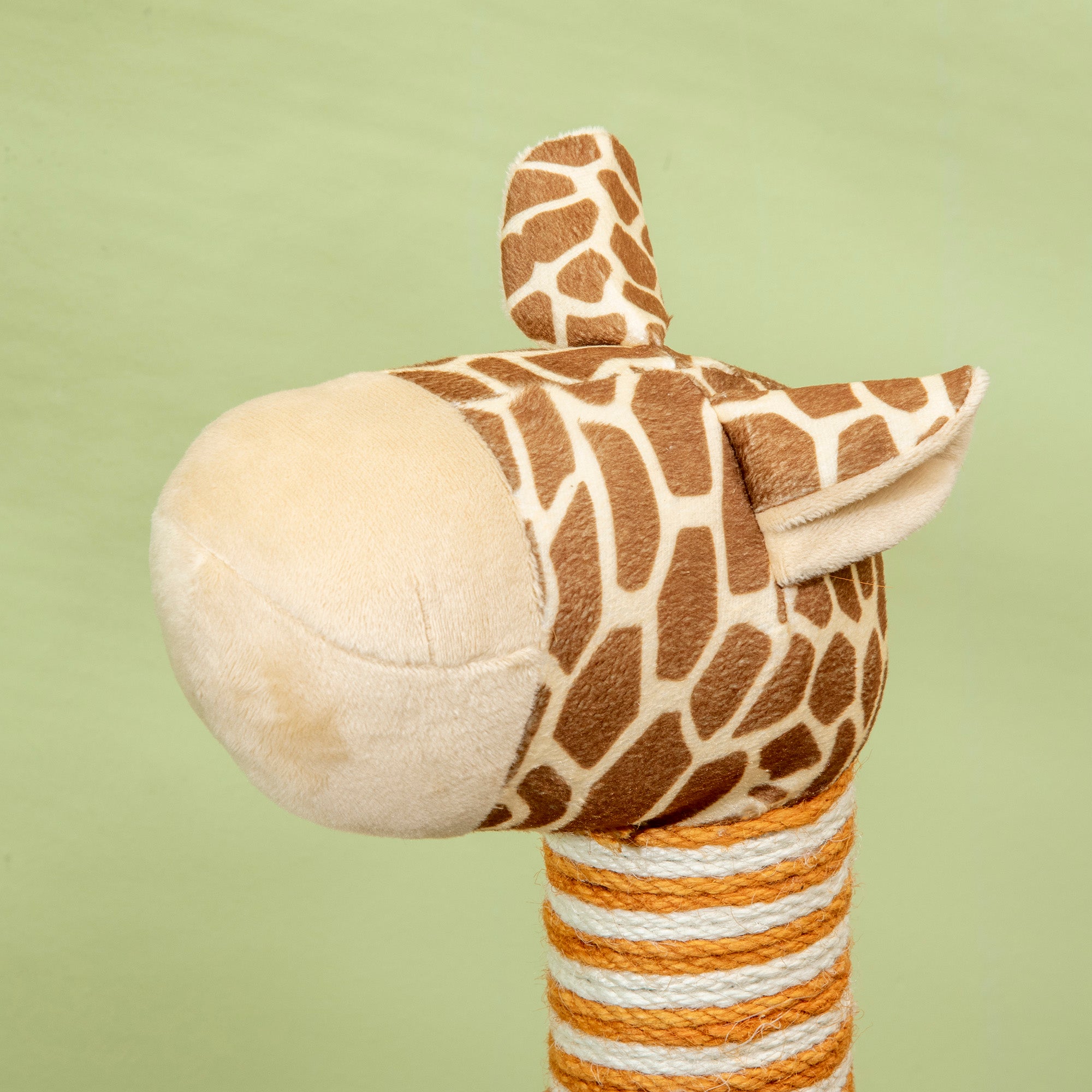 PawHut Giraffe-Designed Cat Tree, with Scratching Posts, Cat Tunnel, Toy Ball - Beige - North Peak Garden Furniture
