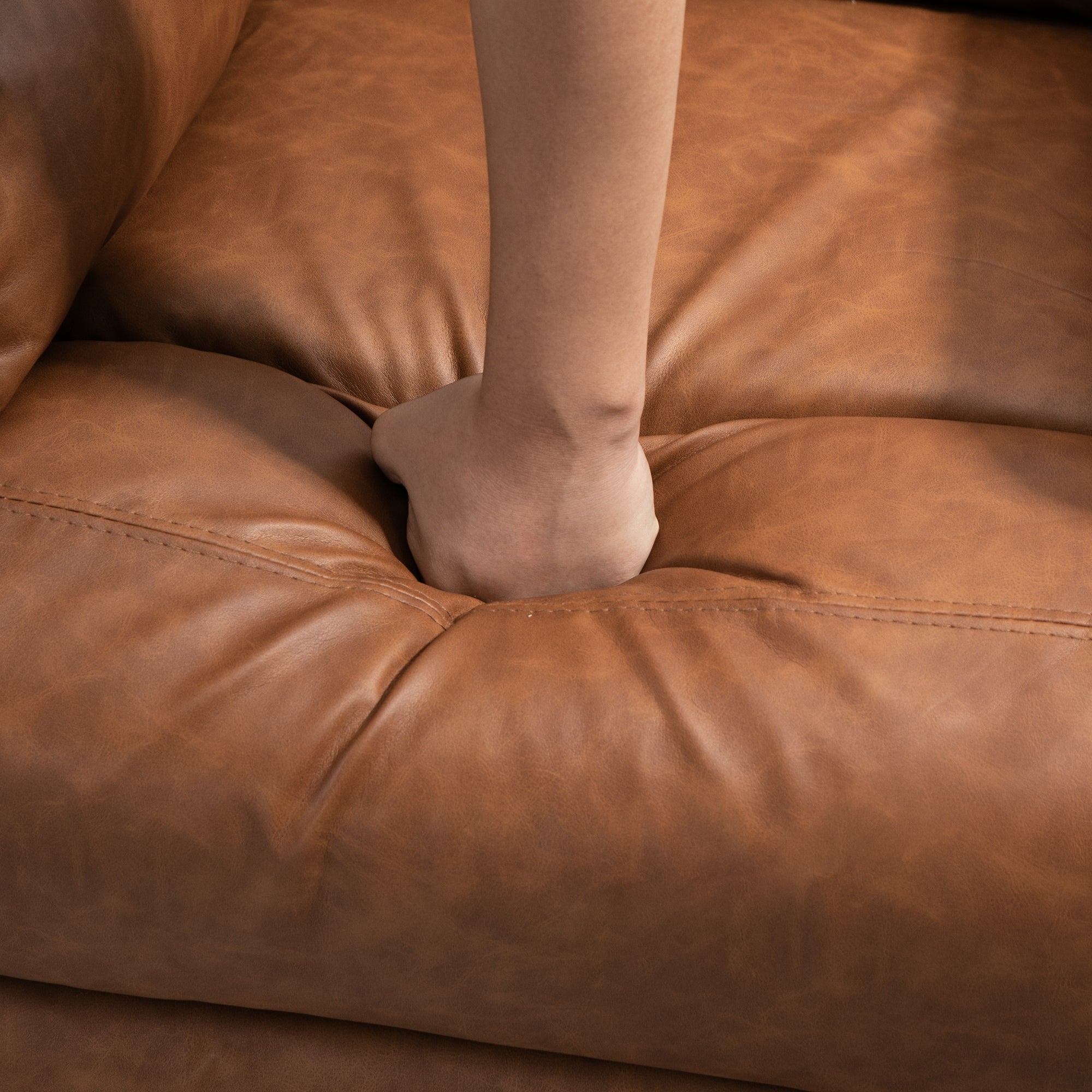 HOMCOM Faux Leather 70° Electric Riser Recliner Chair - Brown - North Peak Garden Furniture