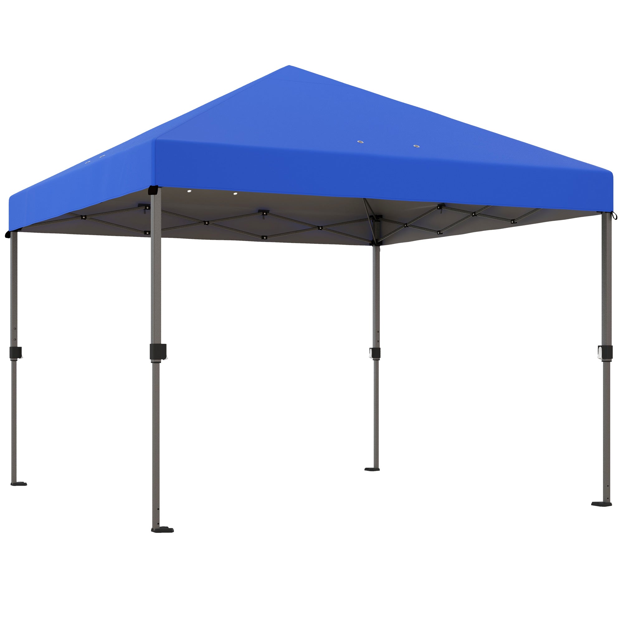 Outsunny 3 x 3m Pop-Up Gazebo, with Accessories - Blue - North Peak Garden Furniture