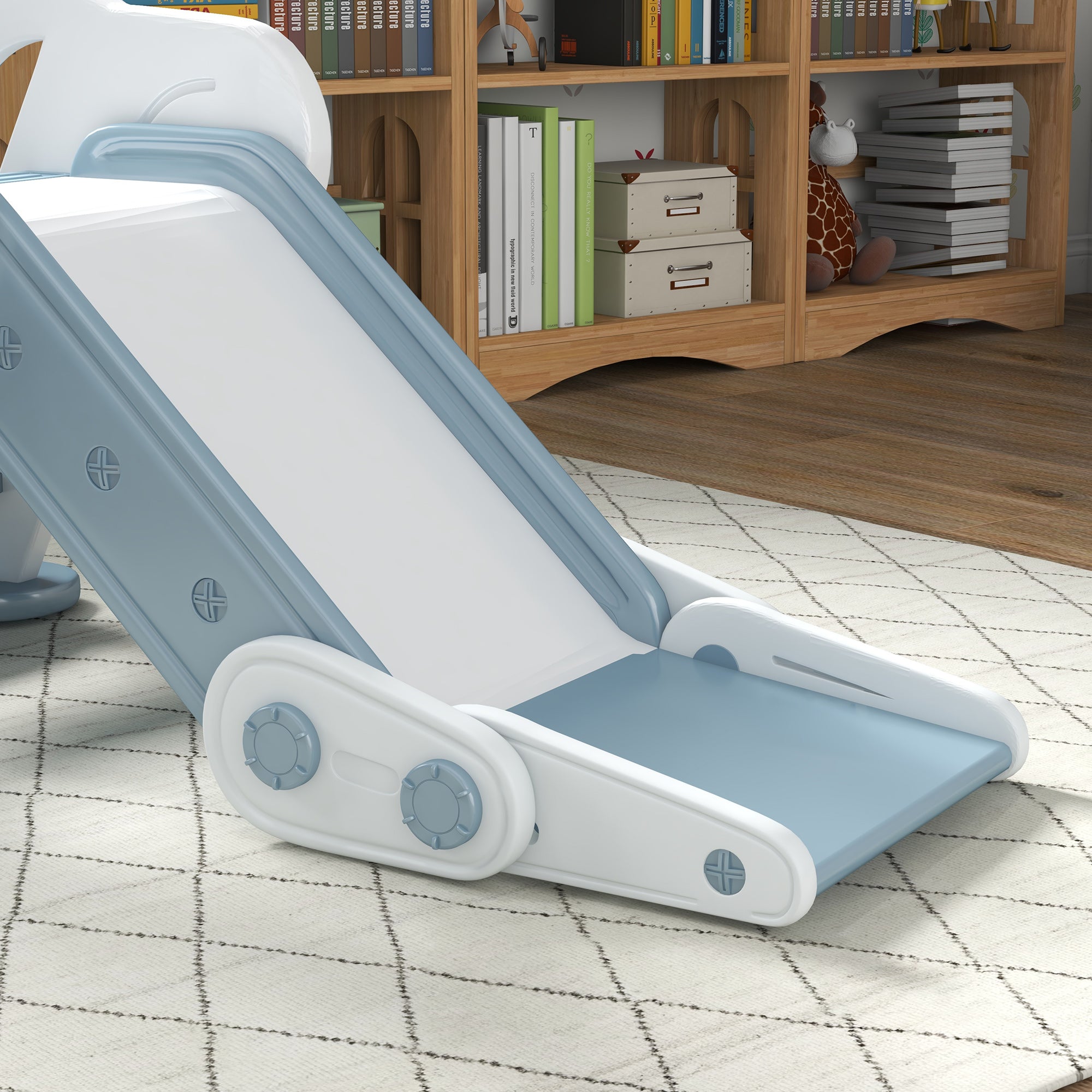 AIYAPLAY Foldable Kids Slide, Freestanding Baby Slide, for Ages 1.5-3 Years - North Peak Garden Furniture