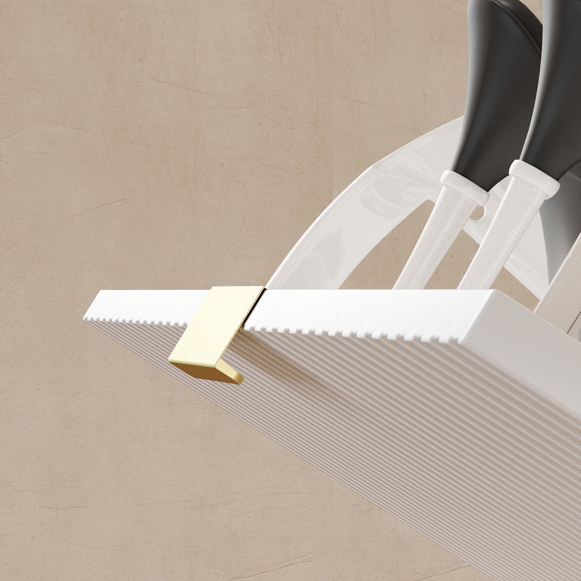 HOMCOM Elegant Three-Drawer Shoe Cabinet - White