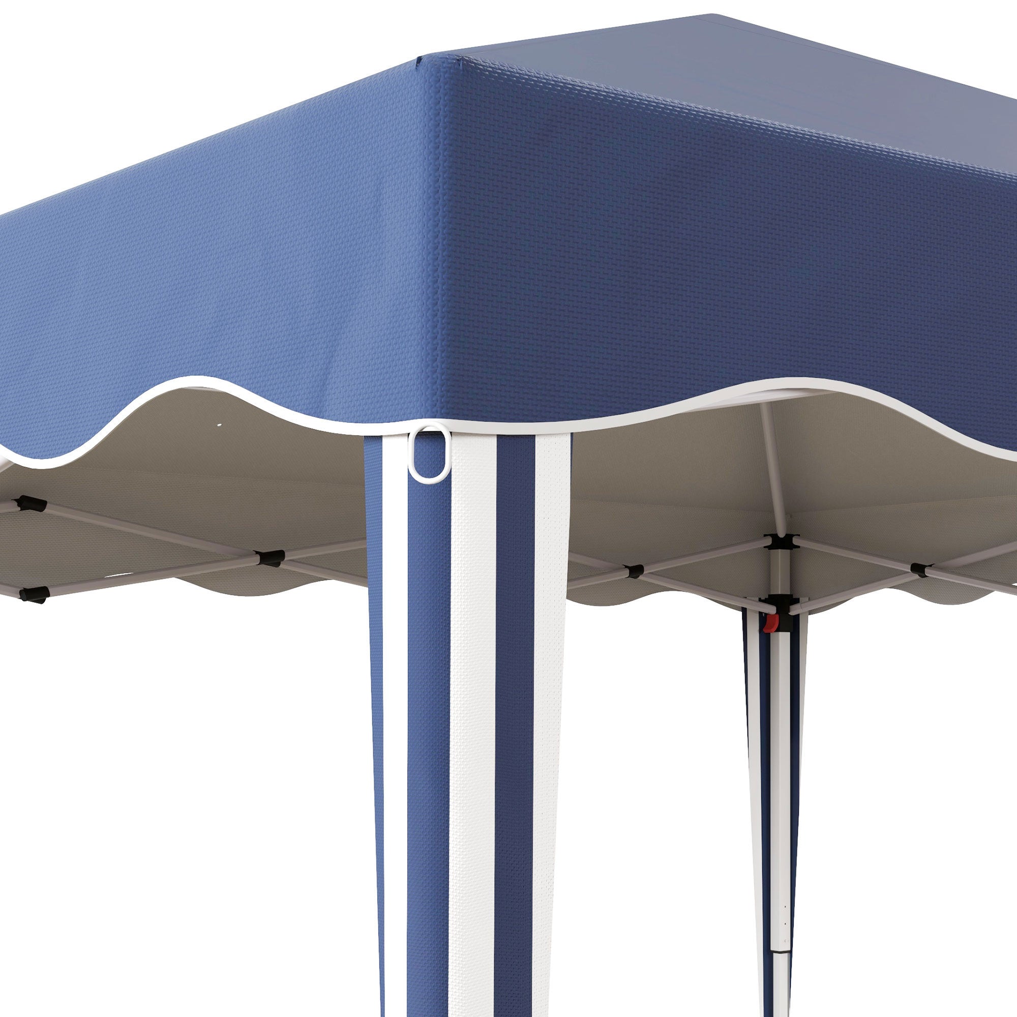 Outsunny 3 x 3cm Adjustable Height Pop-Up Gazebo, with Bag - Blue - North Peak Garden Furniture