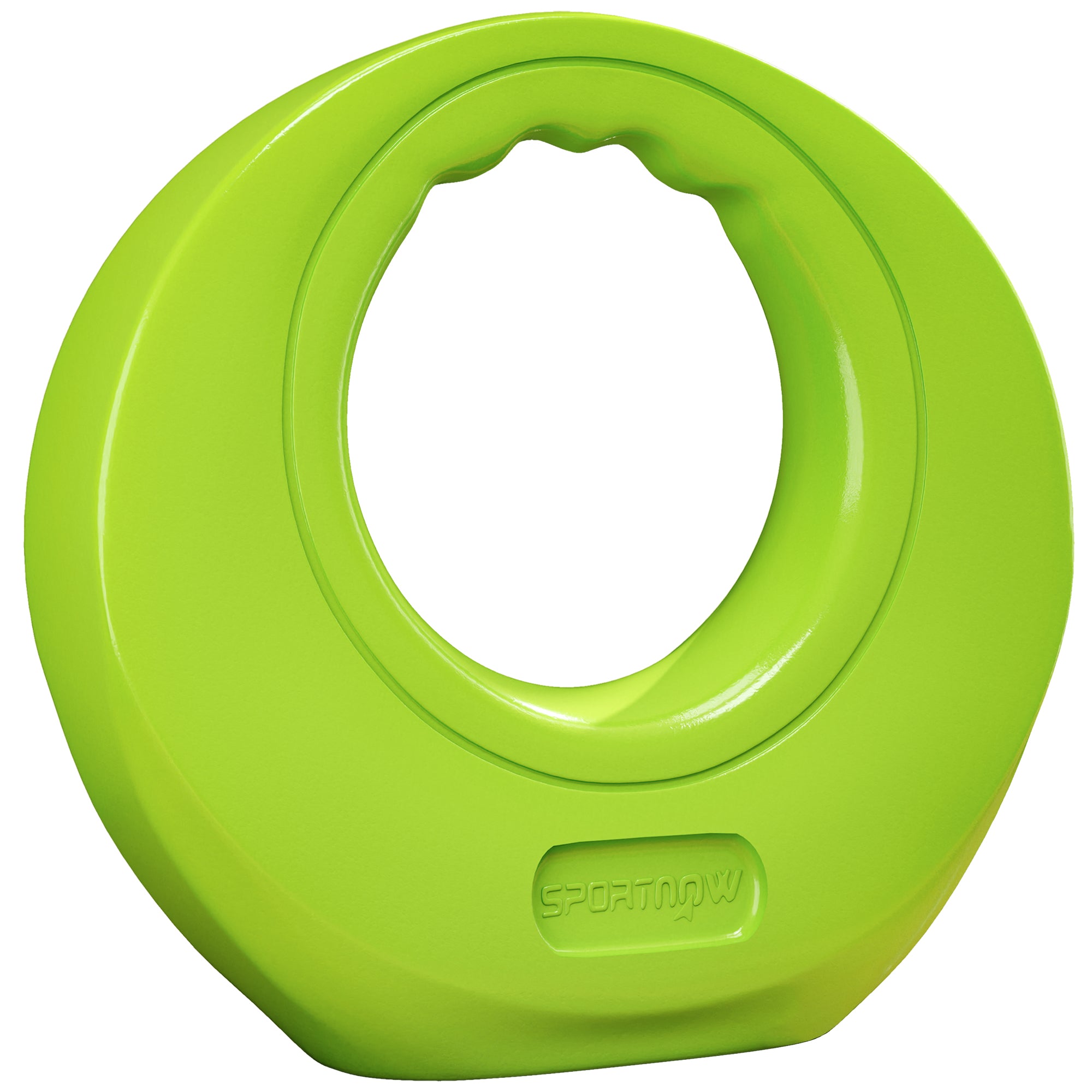 SPORTNOW 8kg Kettlebell, Soft Kettle Bell with Wide Handle for Home Gym Weight Lifting and Strength Training, Green - North Peak Garden Furniture