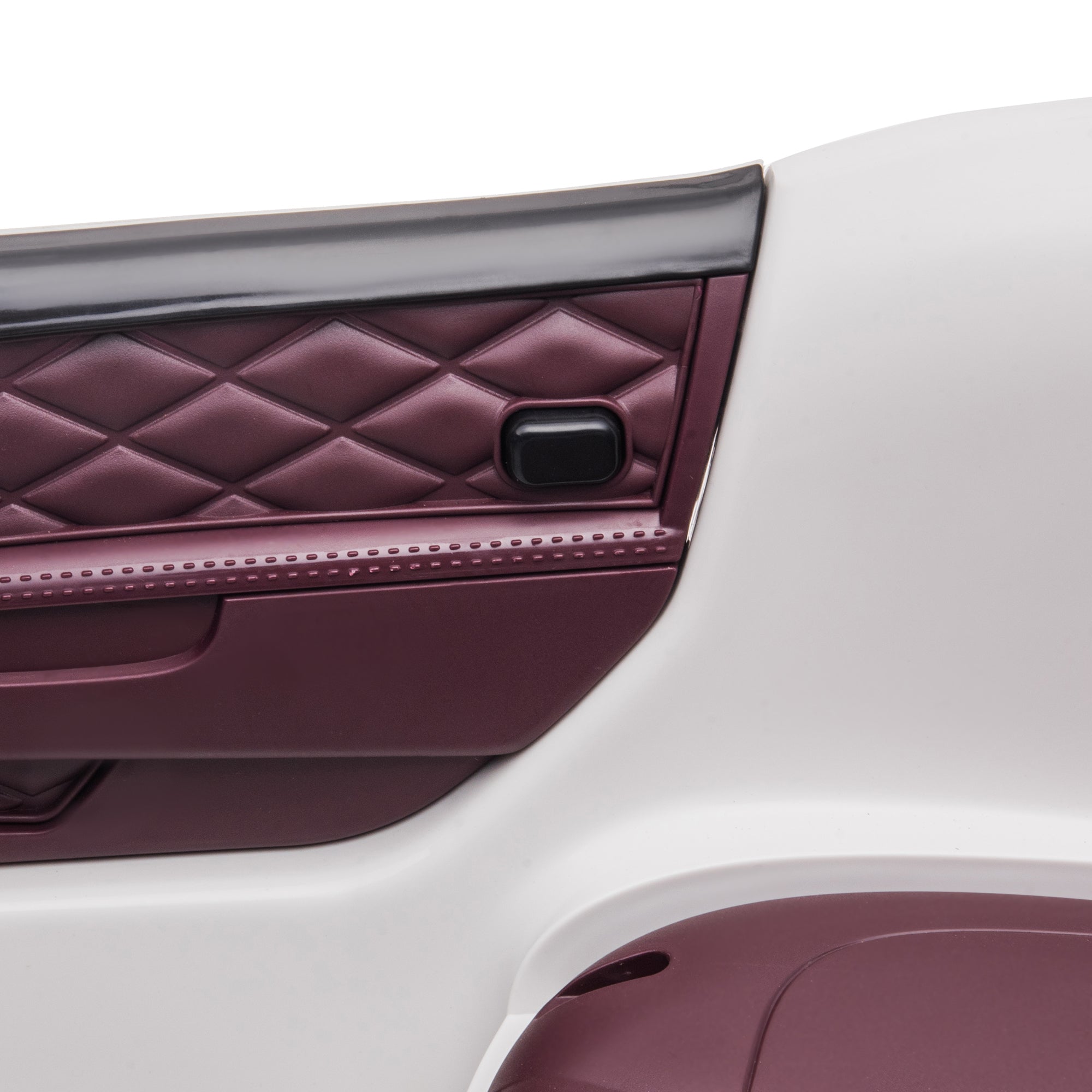HOMCOM Bentley Mulsanne Licensed Kids Electric Ride-On Car, with Remote Control. LED lights, Music - White - North Peak Garden Furniture