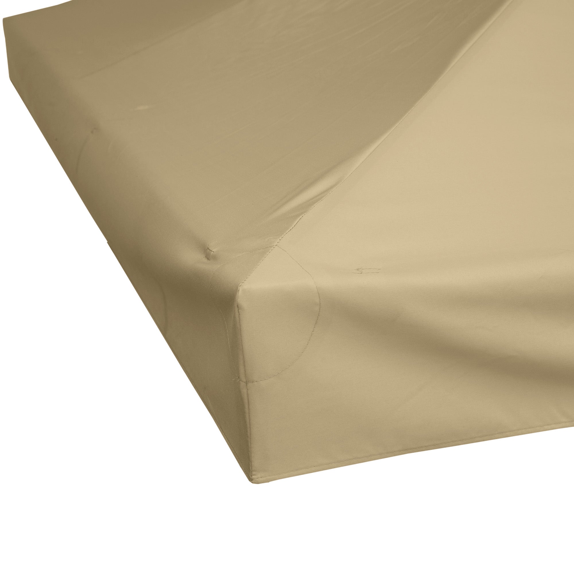 Outsunny 3(m) Gazebo Top Cover Double Tier Canopy Replacement Pavilion Roof Deep Beige - North Peak Garden Furniture