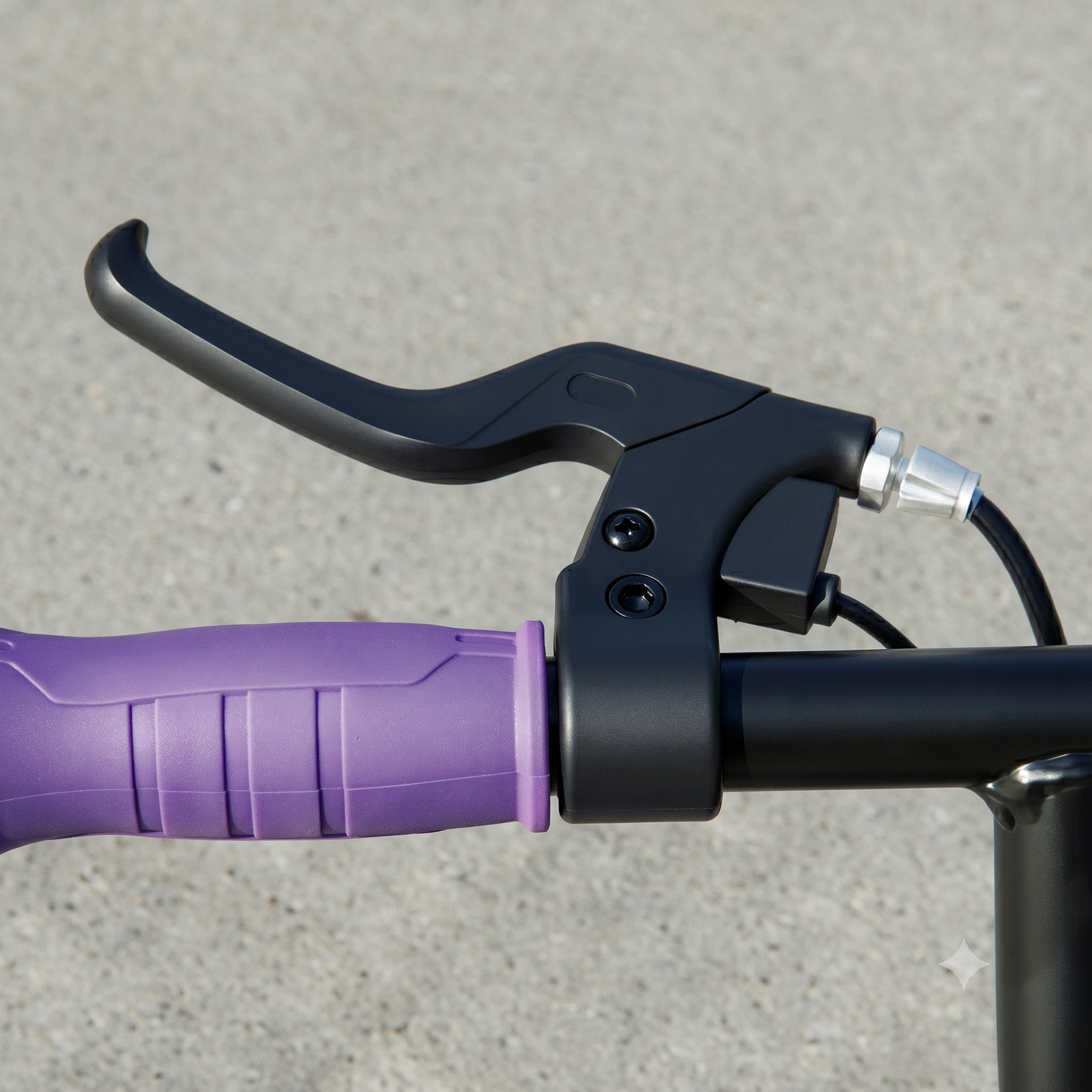AIYAPLAY Electric Scooter for Kids Ages 6-14, with Dual Brakes, Flash Wheel and Colourful Light, Kids Electric Scooter E Scooter, Up to 12 KM/H & 10 KM, Purple