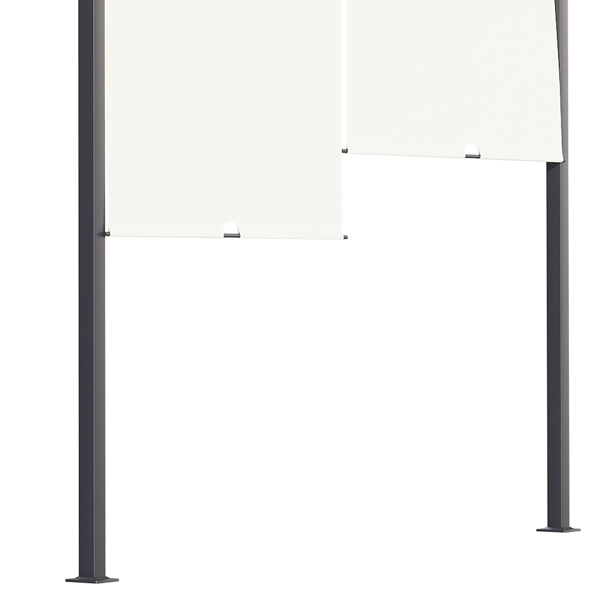 Outsunny 3 x 4m Outdoor Garden Pergola - Cream White - North Peak Garden Furniture