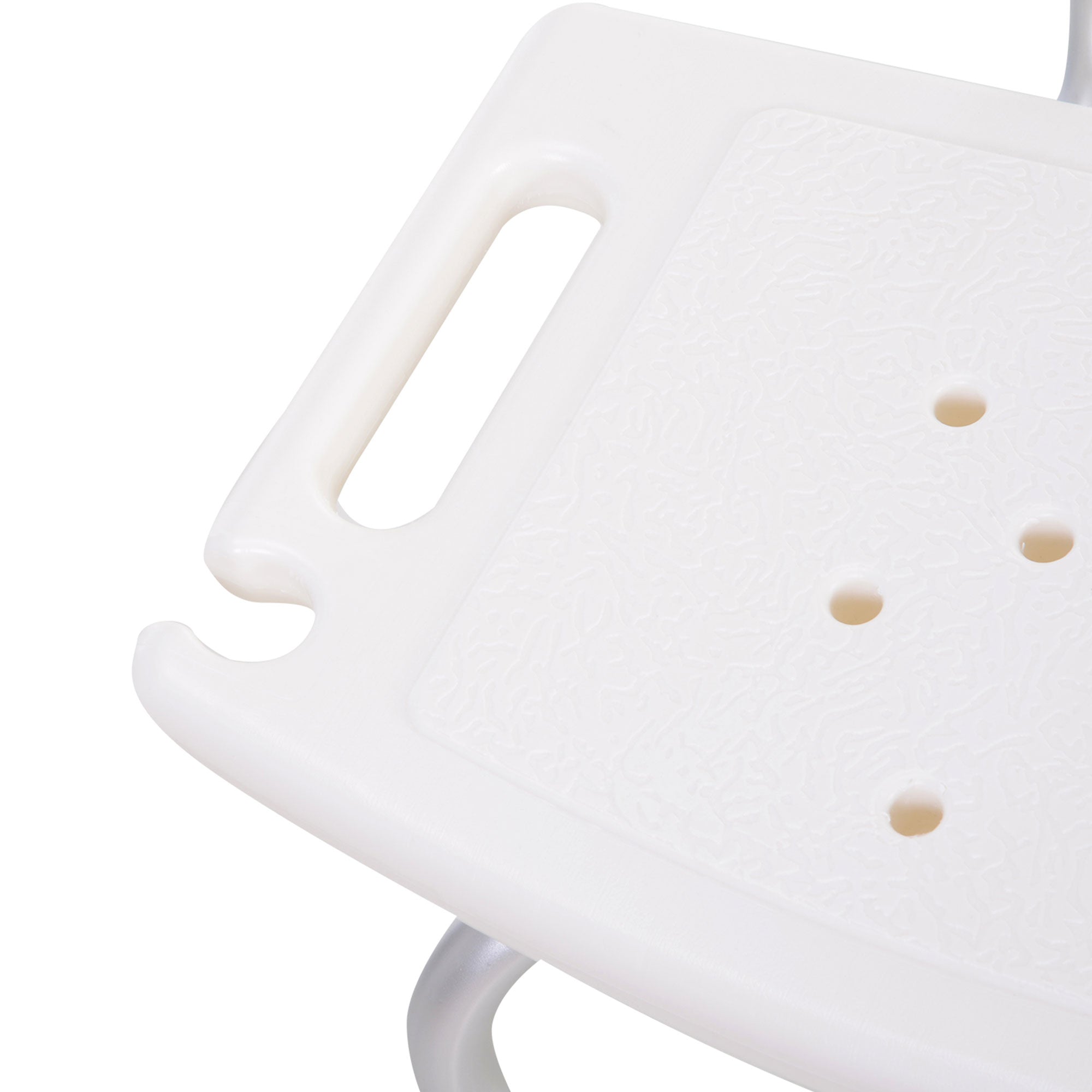 HOMCOM Bath Chair Shower Stool Safety Seat Bathroom Adjustable Positions Elderly Aids - North Peak Garden Furniture
